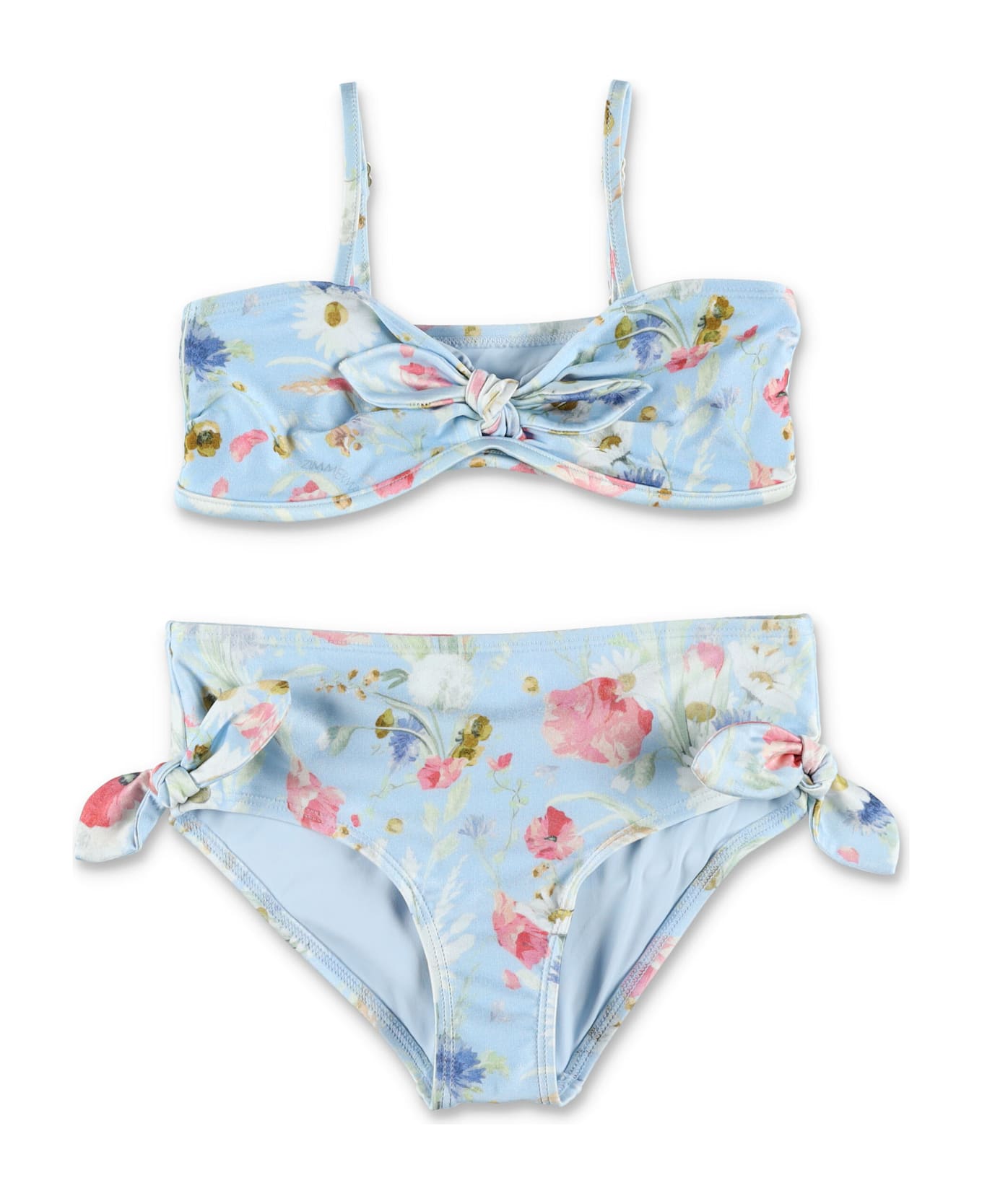Zimmermann Kid - Lucky Tie Bikini - BLUE FLORAL