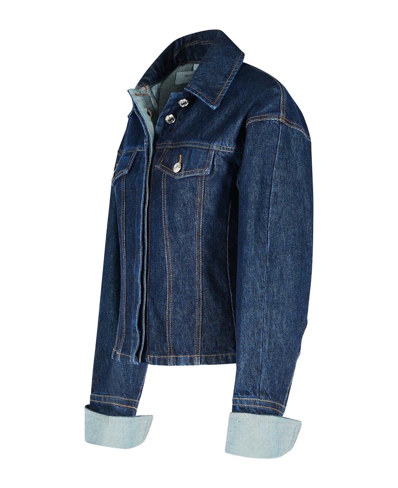 SportMax 
gange
 Blue Denim Jacket - Blue