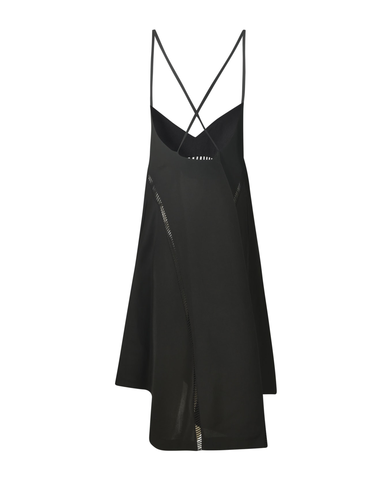 Sacai Sleeveless Laced Strap Dress - Black ワンピース＆ドレス