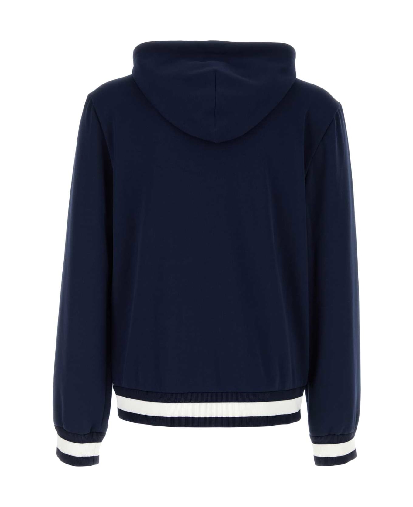 Gucci Navy Blue Polyester Sweatshirt - BLACKIRIS