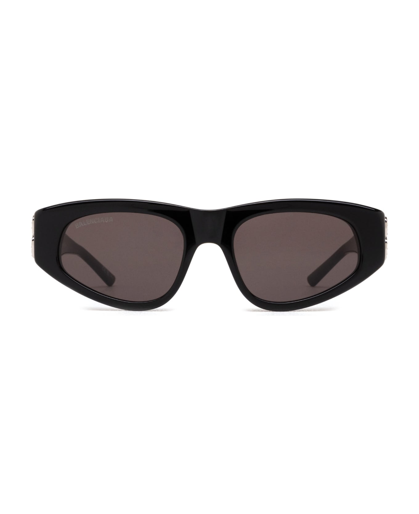 Balenciaga Eyewear Crystal Embellished Bb Hinge Sunglasses - Black