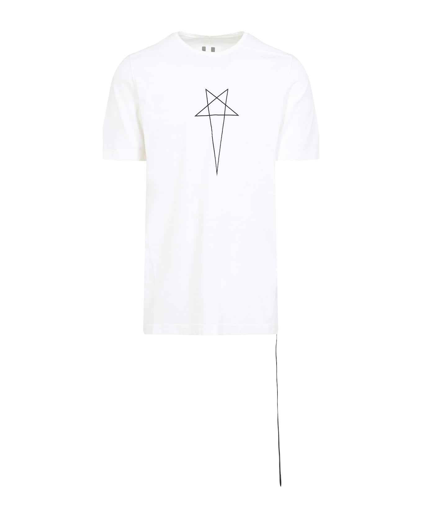 DRKSHDW T-shirt With Lace - Milk Black