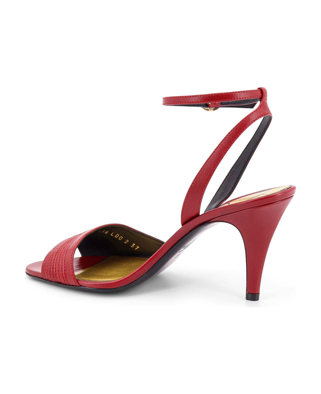 Valentino Garavani Red Leather Ladycrush Sandals - Red
