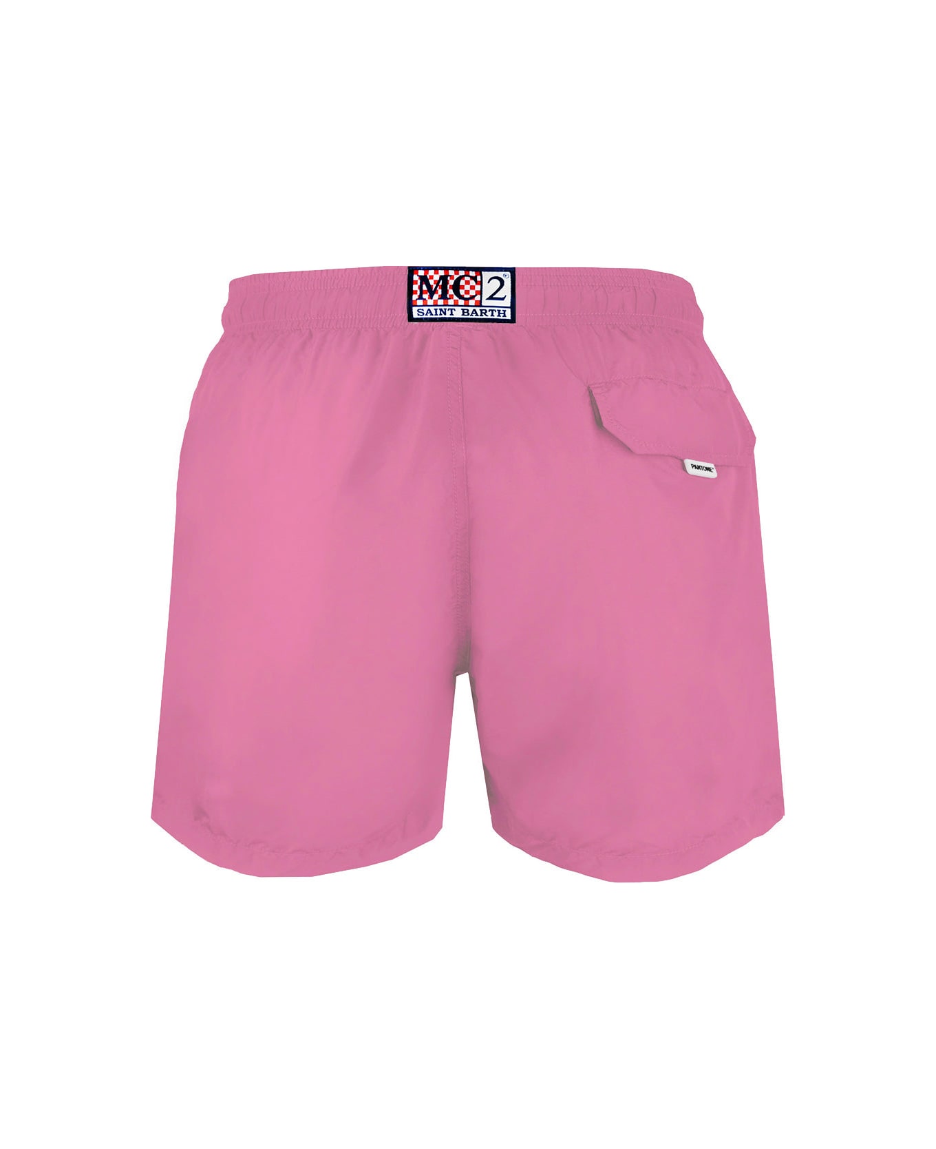 MC2 Saint Barth Man Pink Lightweight Swim Shorts Lighting Pantone | Pantone® Special Edition - PINK