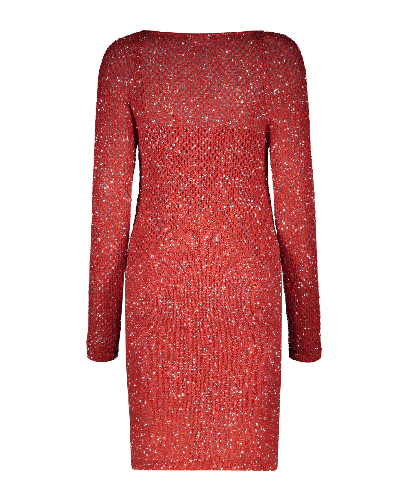 Missoni Sheath Dress - red