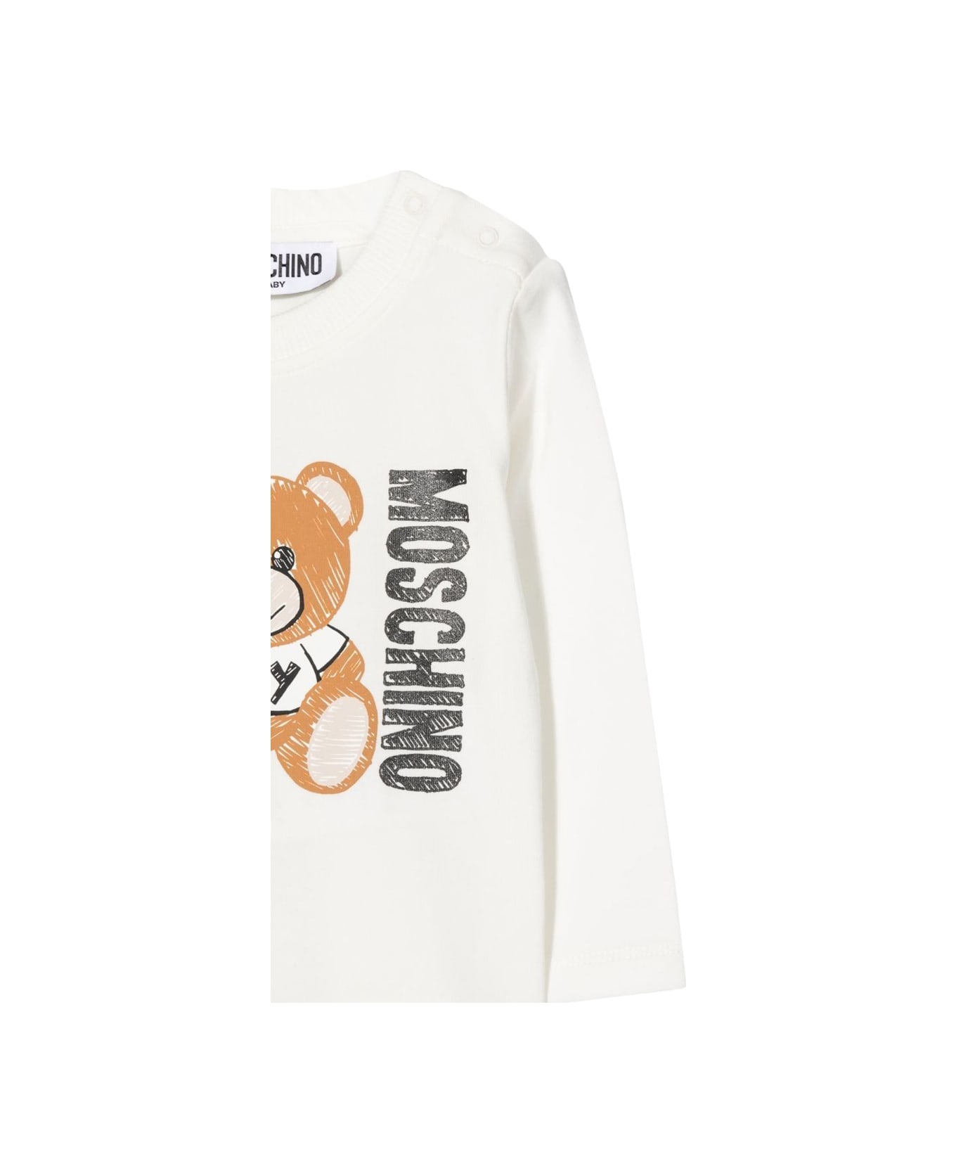 Moschino T-shirt M/l Teddy Bear Gifts - WHITE