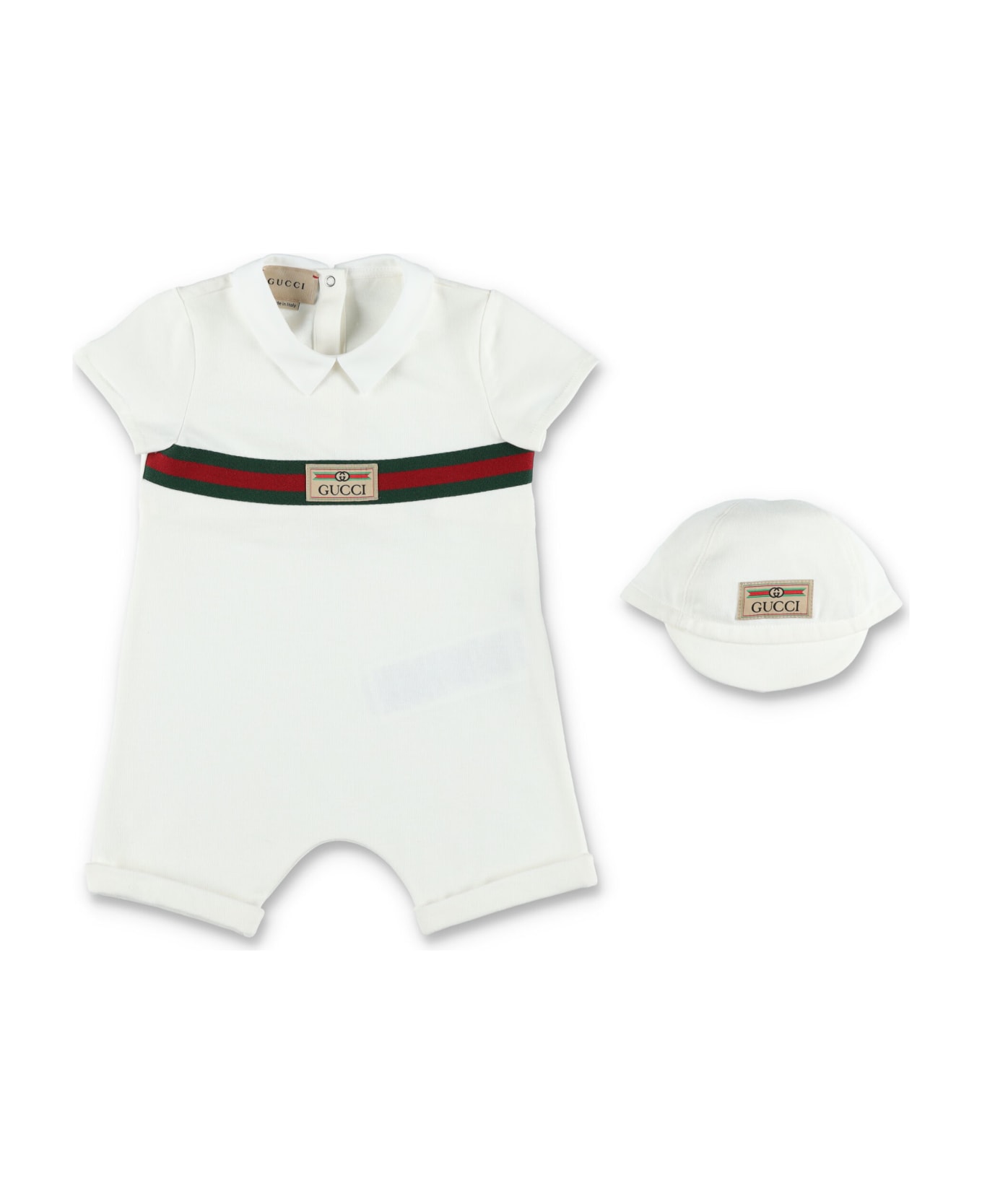 Gucci Body And Hat Anderson Set - WHITE