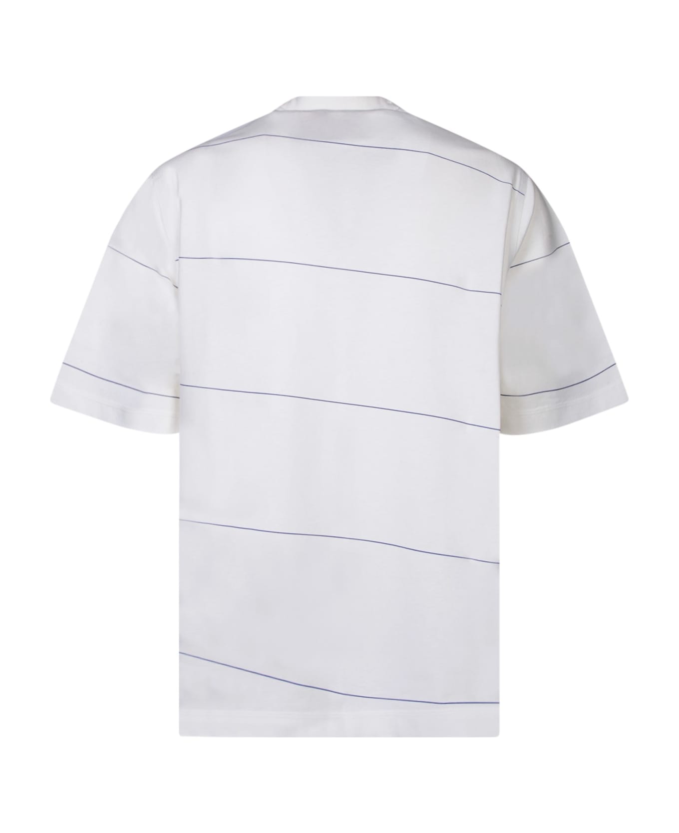 Burberry Striped White T-shirt - White