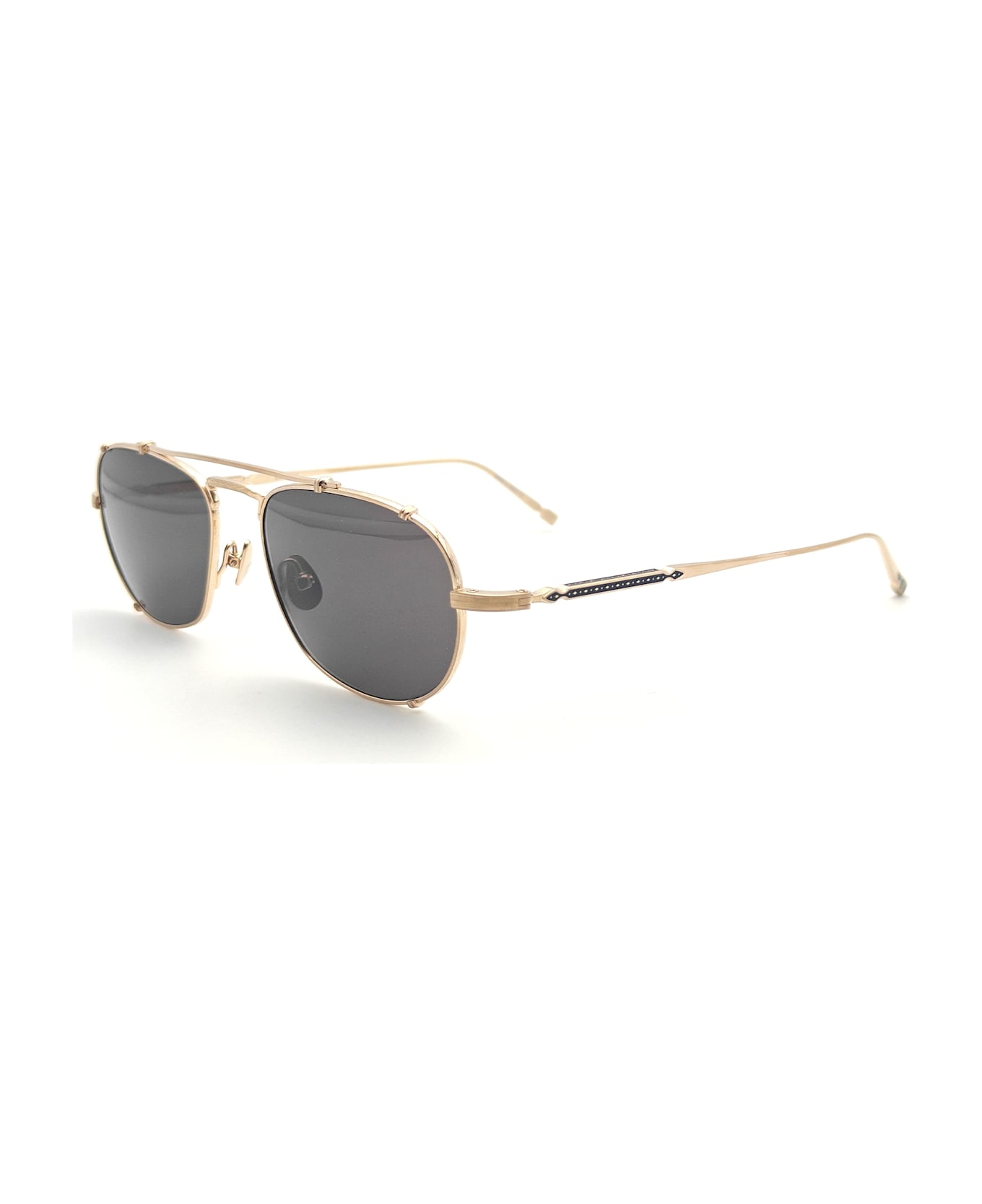 Matsuda M3151 - Brushed Gold / Grey Sunglasses - brushed gold