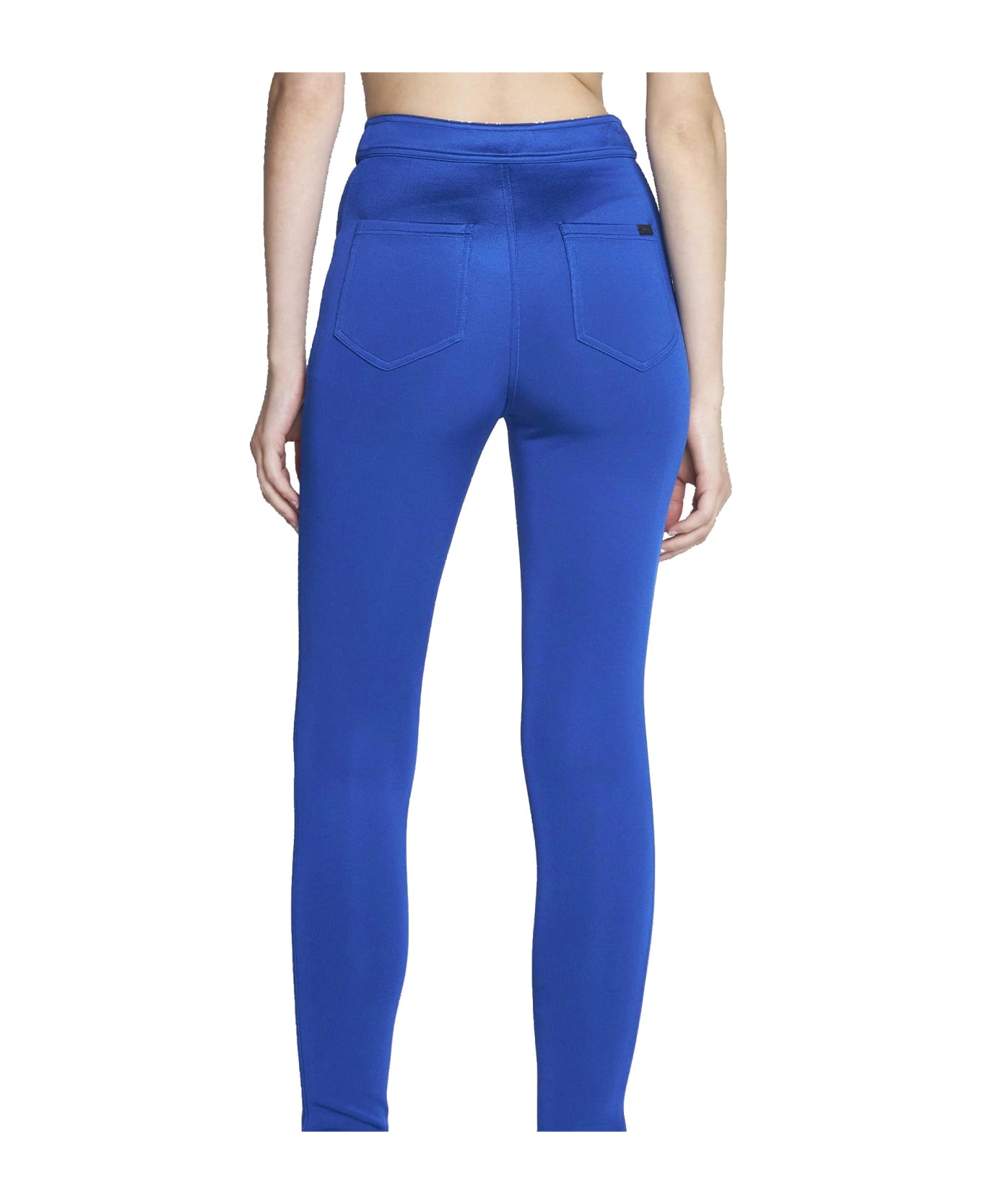 Saint Laurent High-waist Skinny Trousers - Blue レギンス