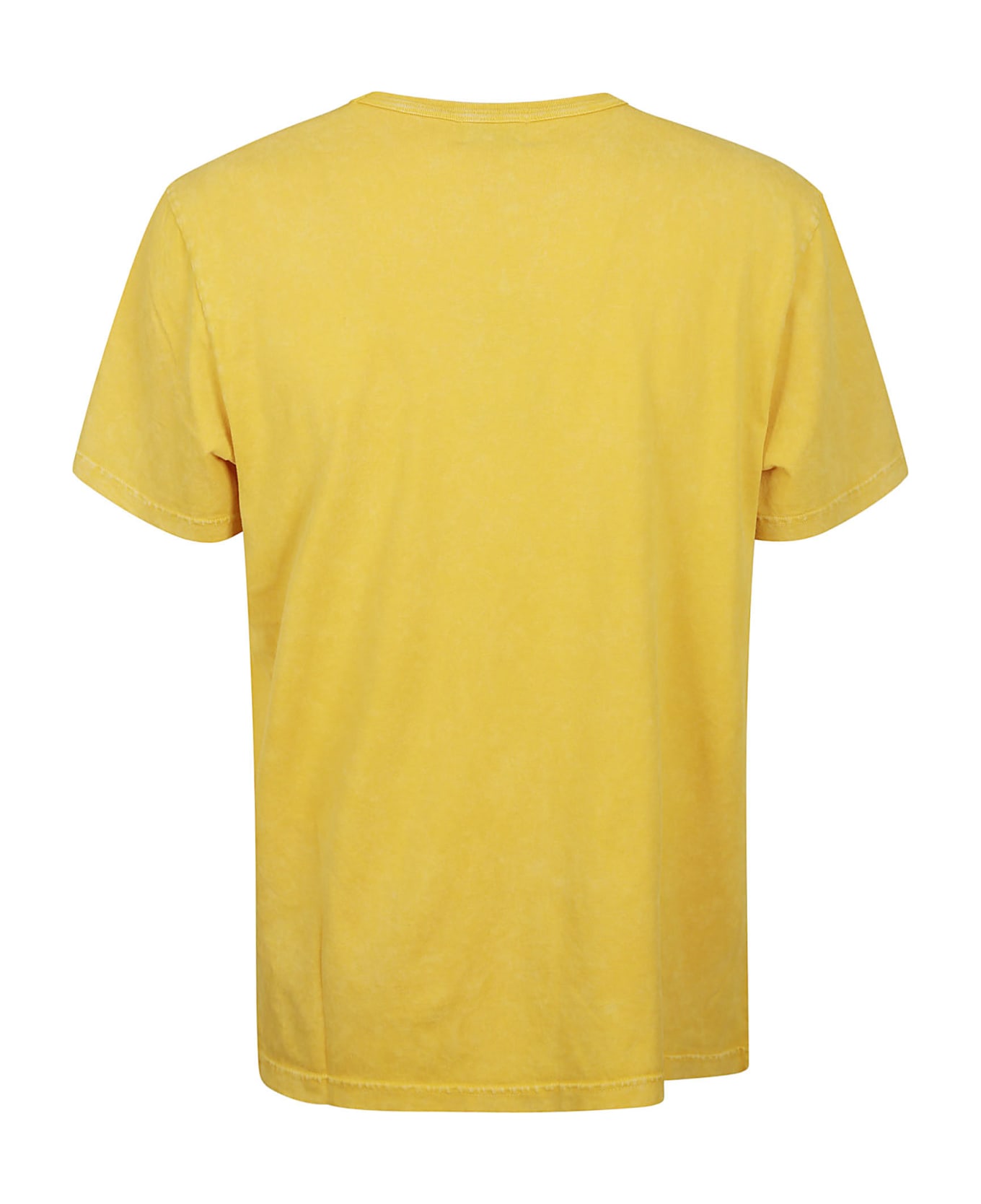 Woolrich Macro Logo Tee - Fire Yellow