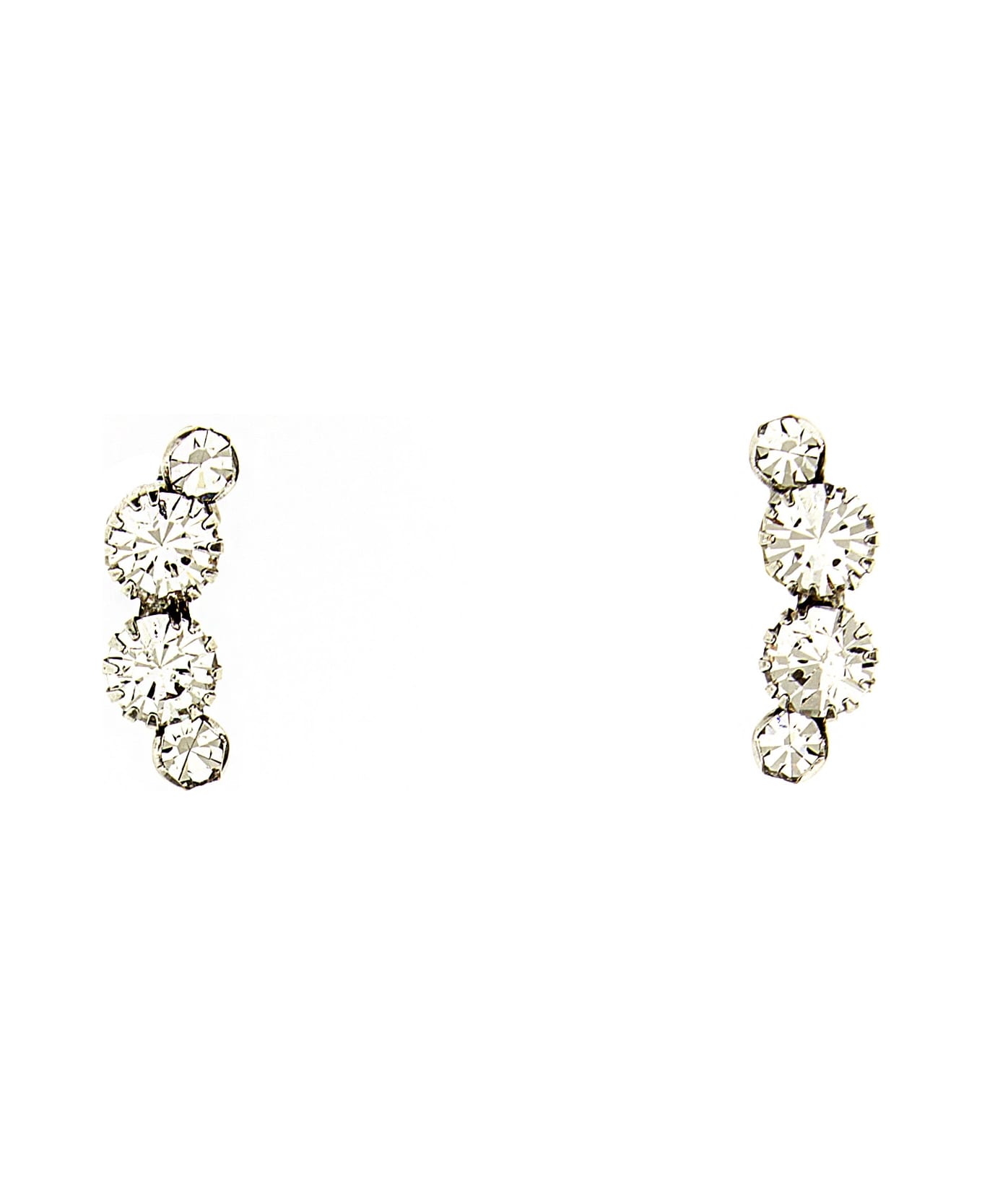 Isabel Marant Crystal Earrings - Silver