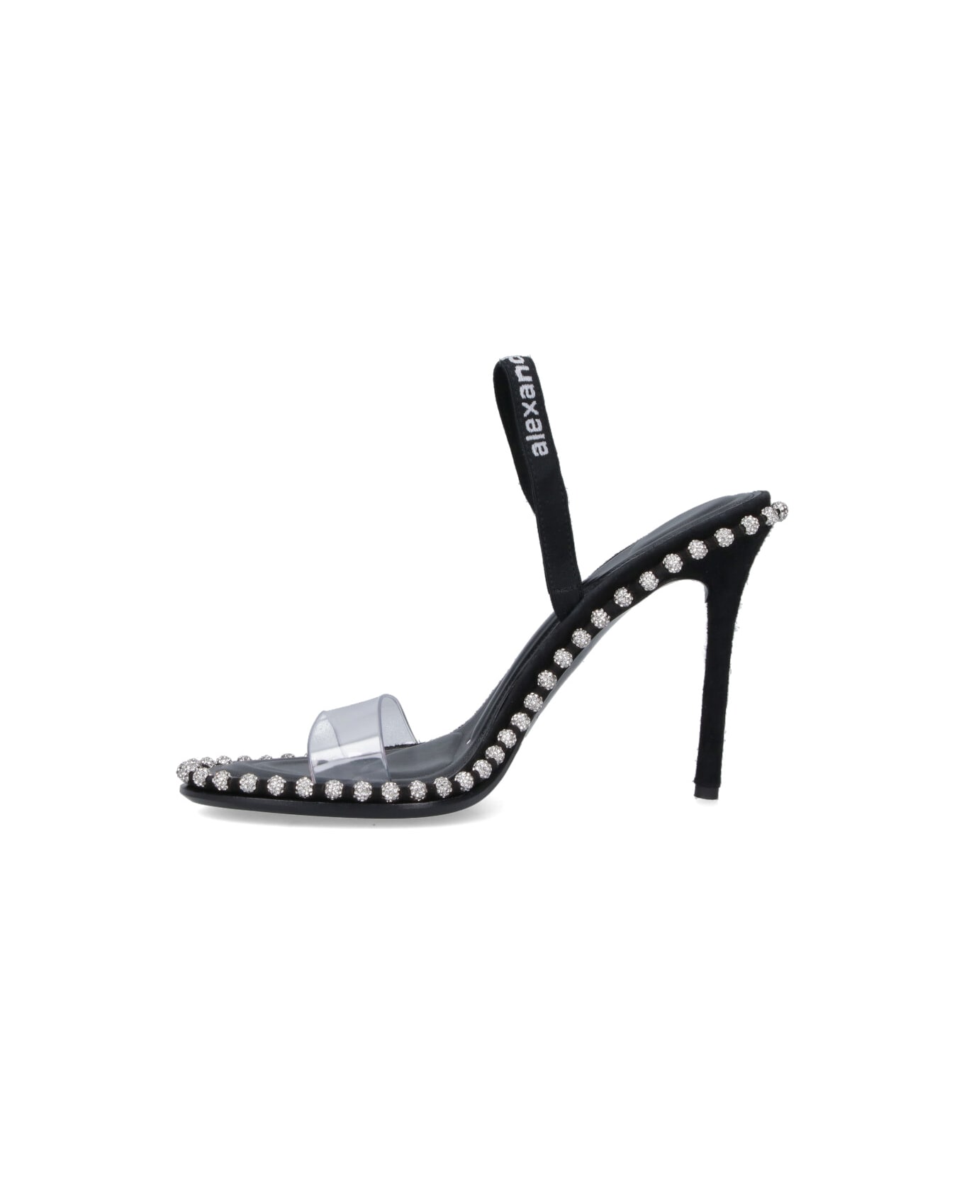 Alexander Wang 'nova' Rhinestone Sandals - Black  