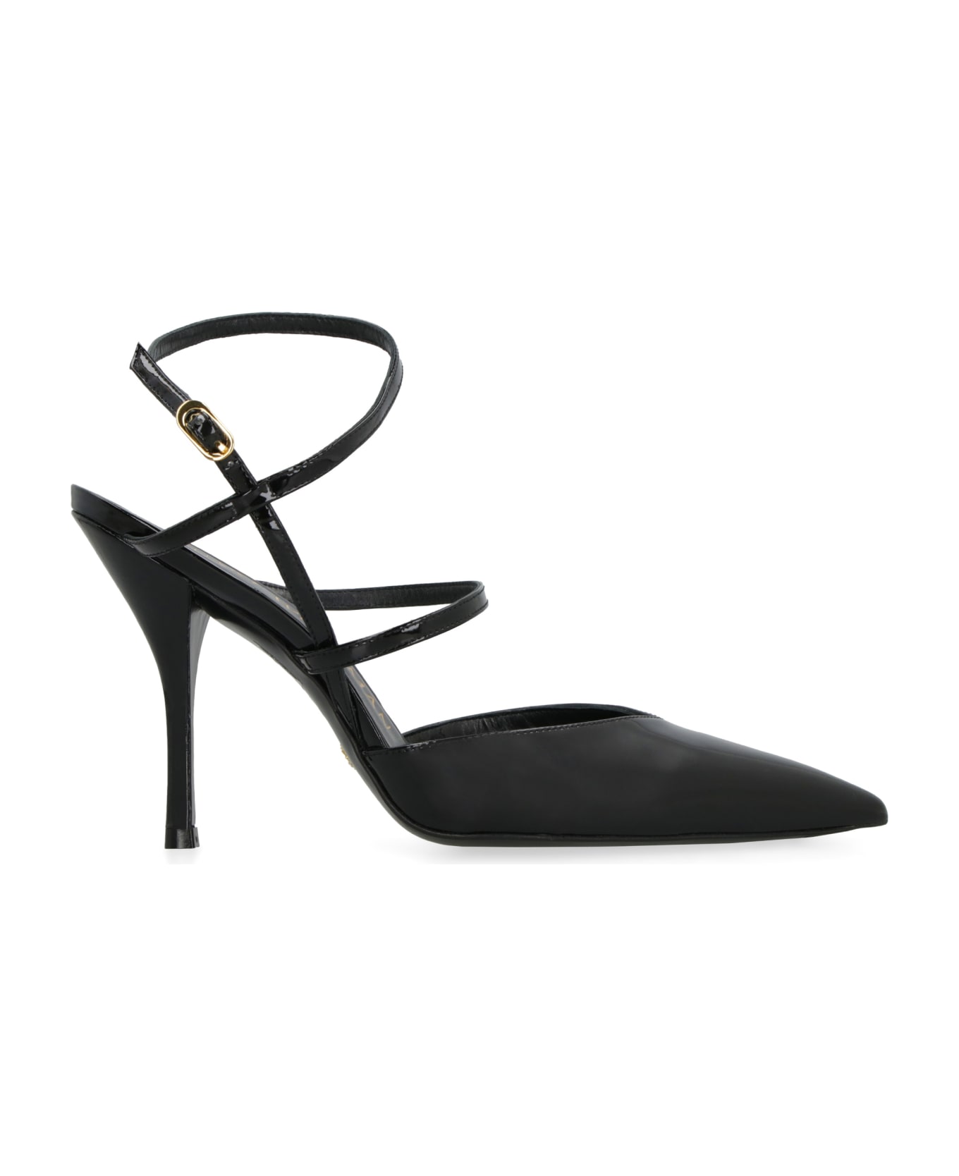 Stuart Weitzman Strapeze Leather Pumps - black