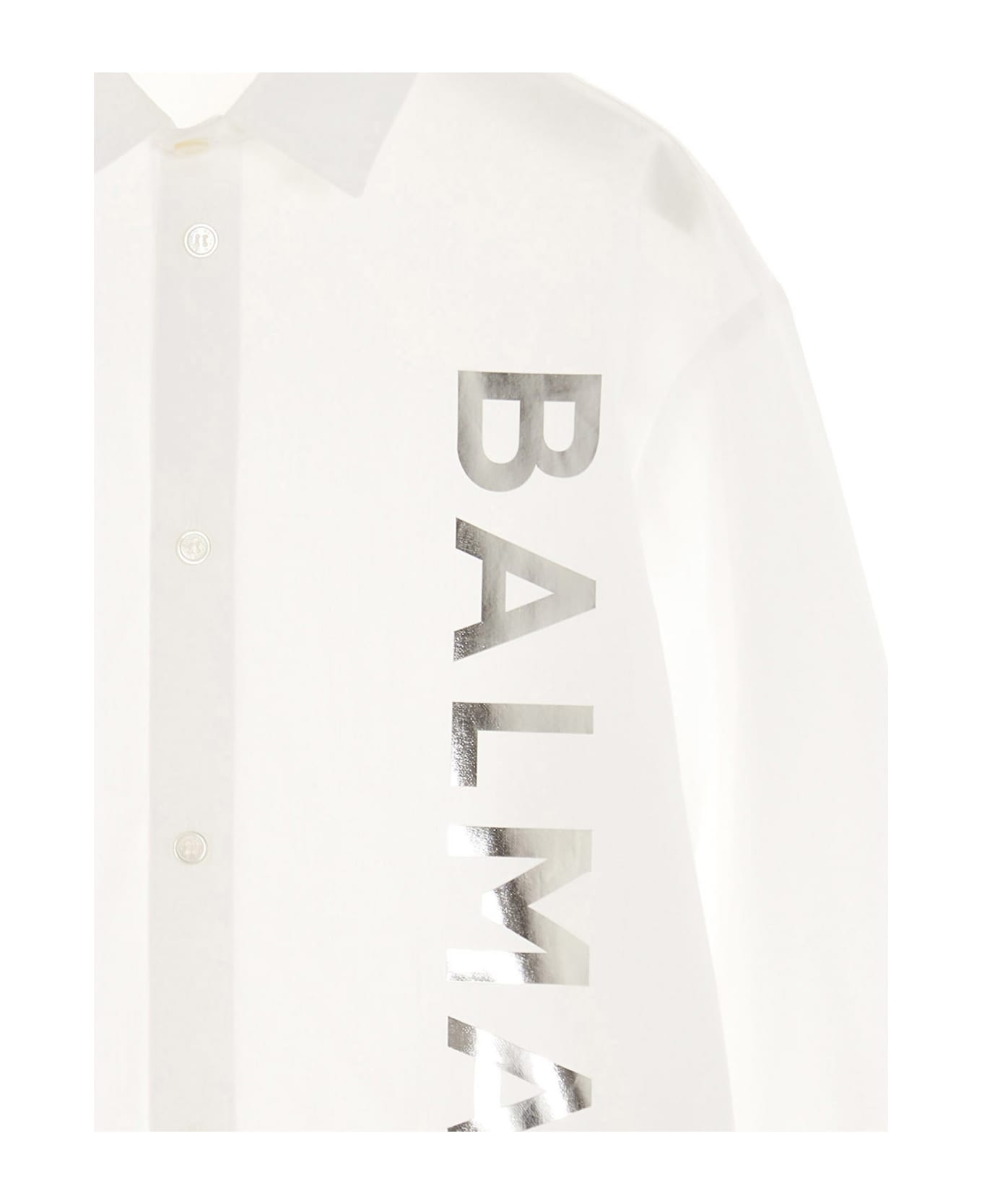 Balmain Logo Shirt - White