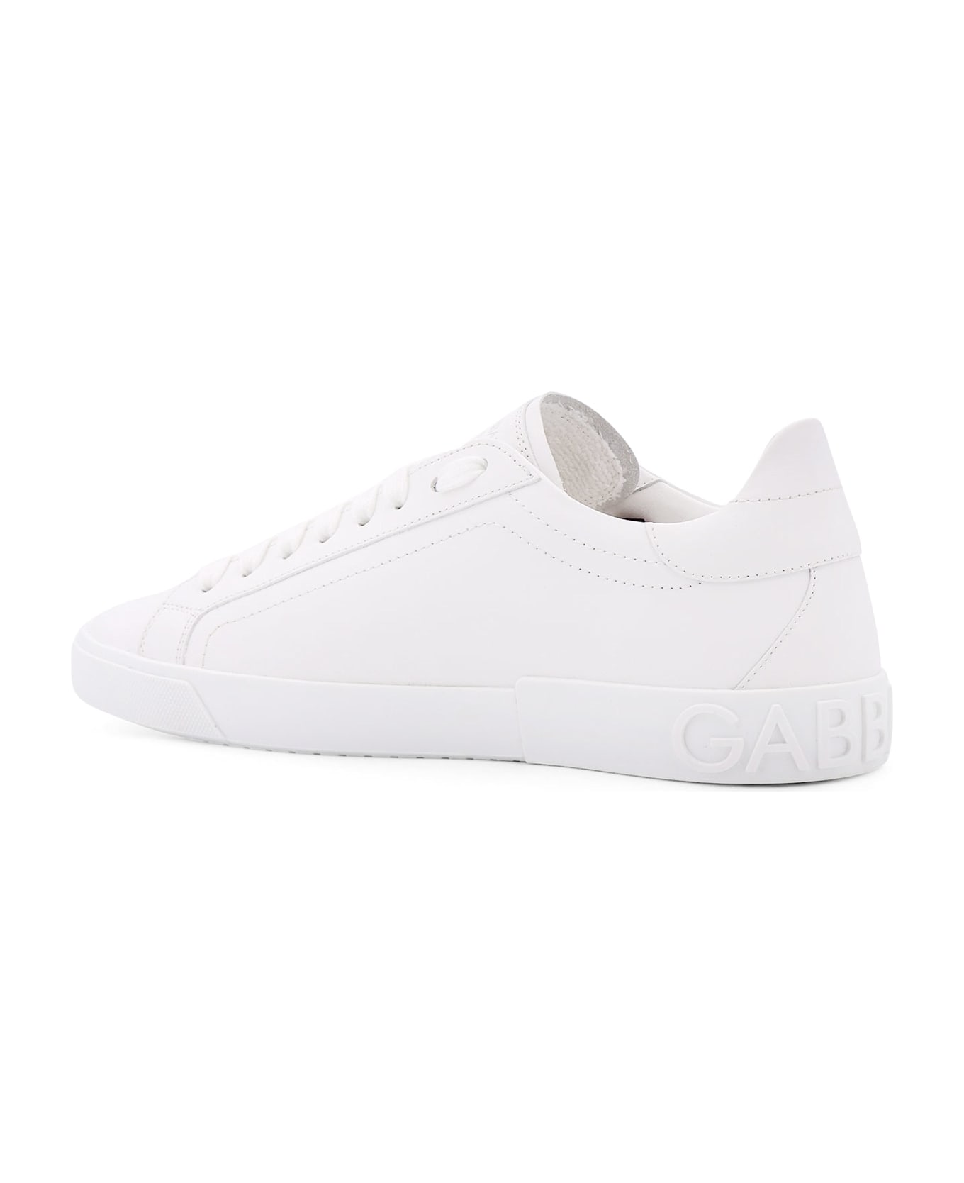 Dolce & Gabbana Portofino Vintage Leather Sneakers