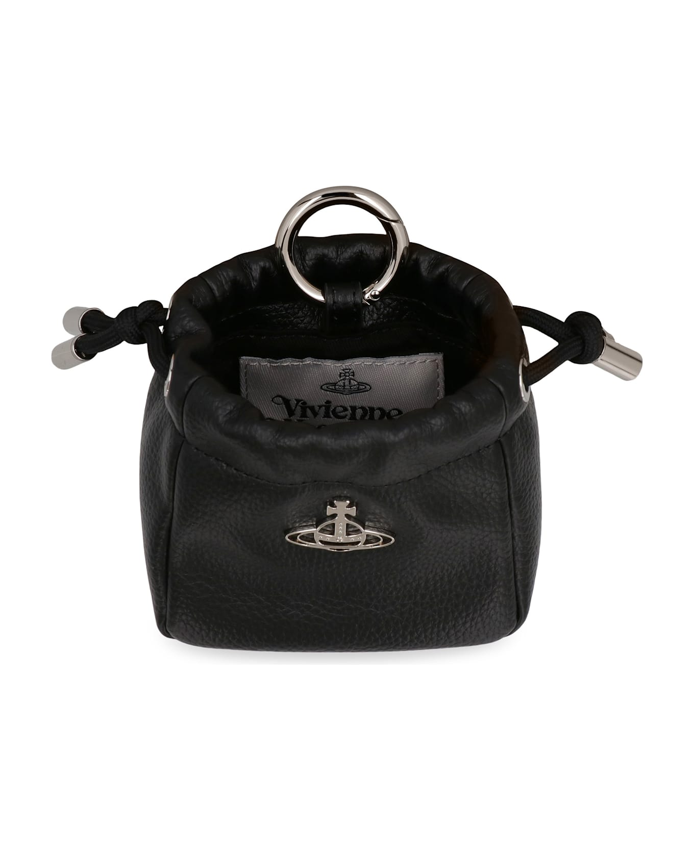 Vivienne Westwood Shoulder Bag In Eco-leather - black