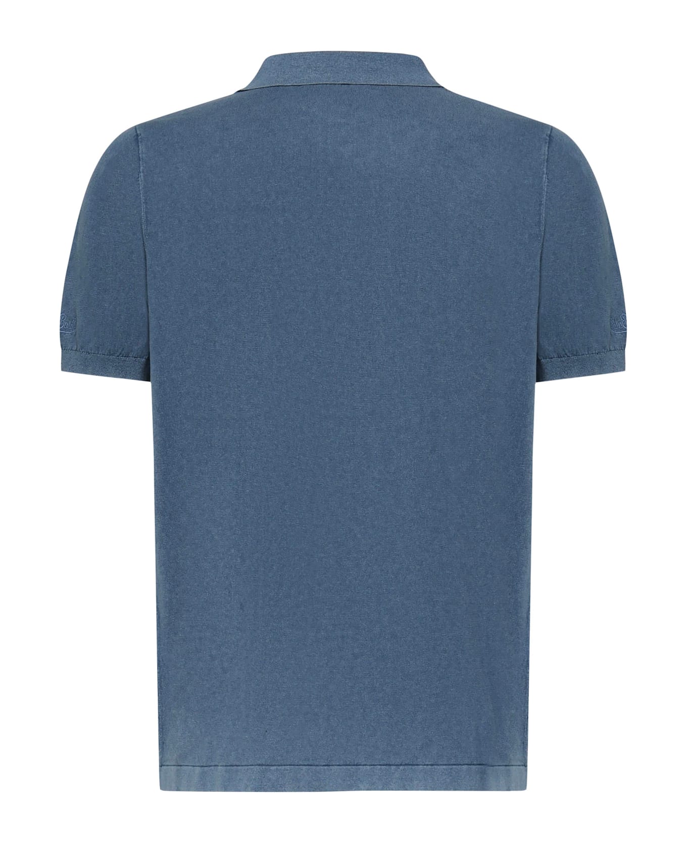 MC2 Saint Barth Sloan Polo With Logo - Blue