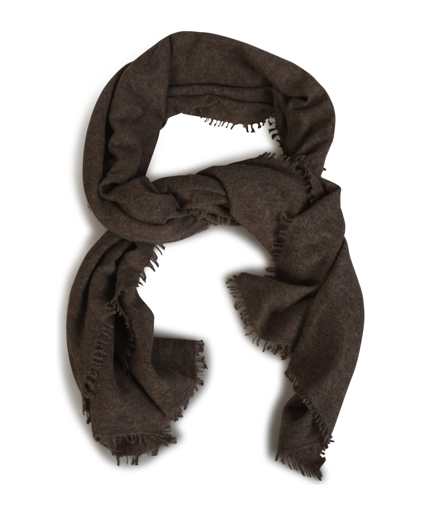 Mirror in the Sky Fringed Scarf - Coffee