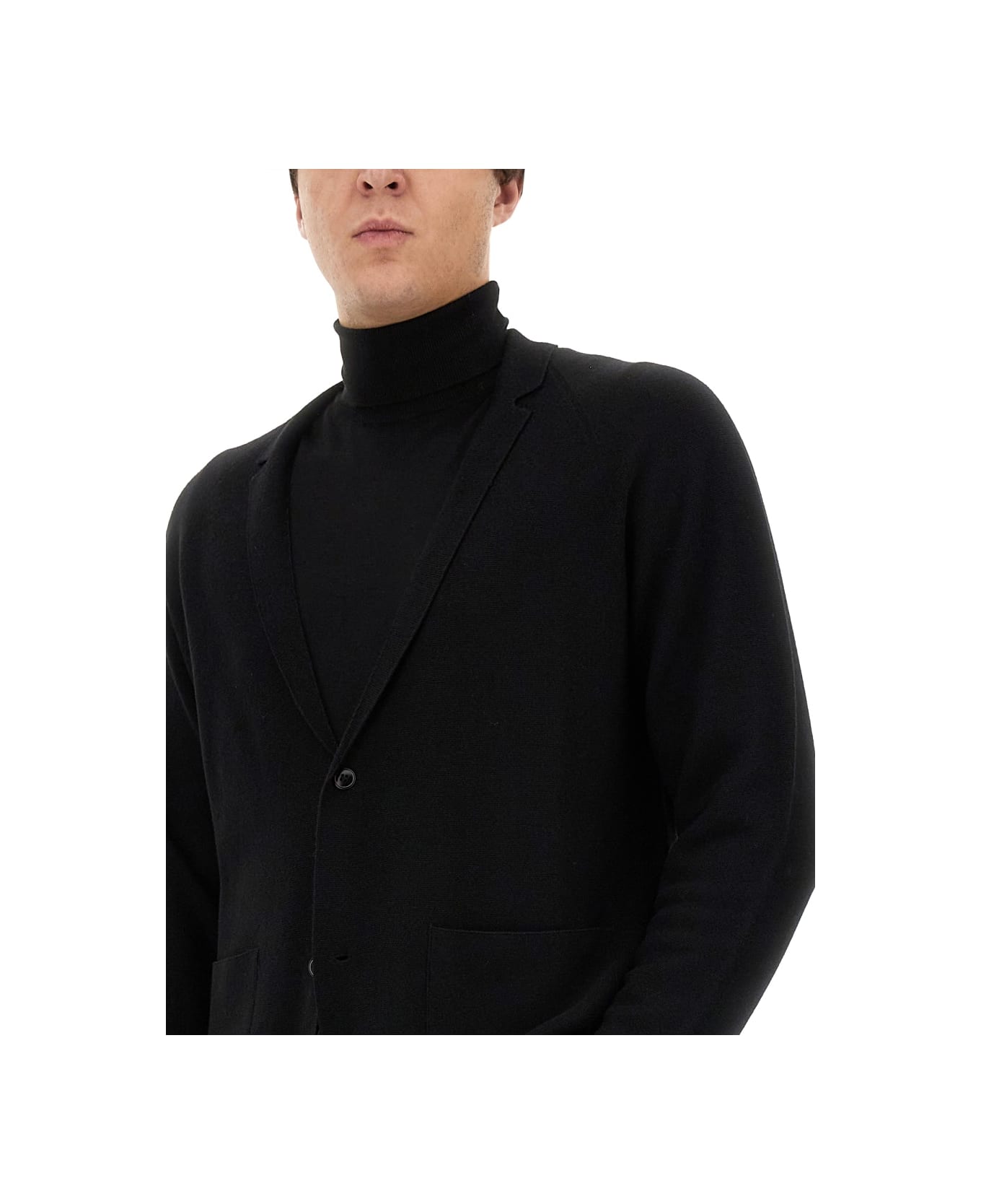 Lardini Knitted Jacket - Black