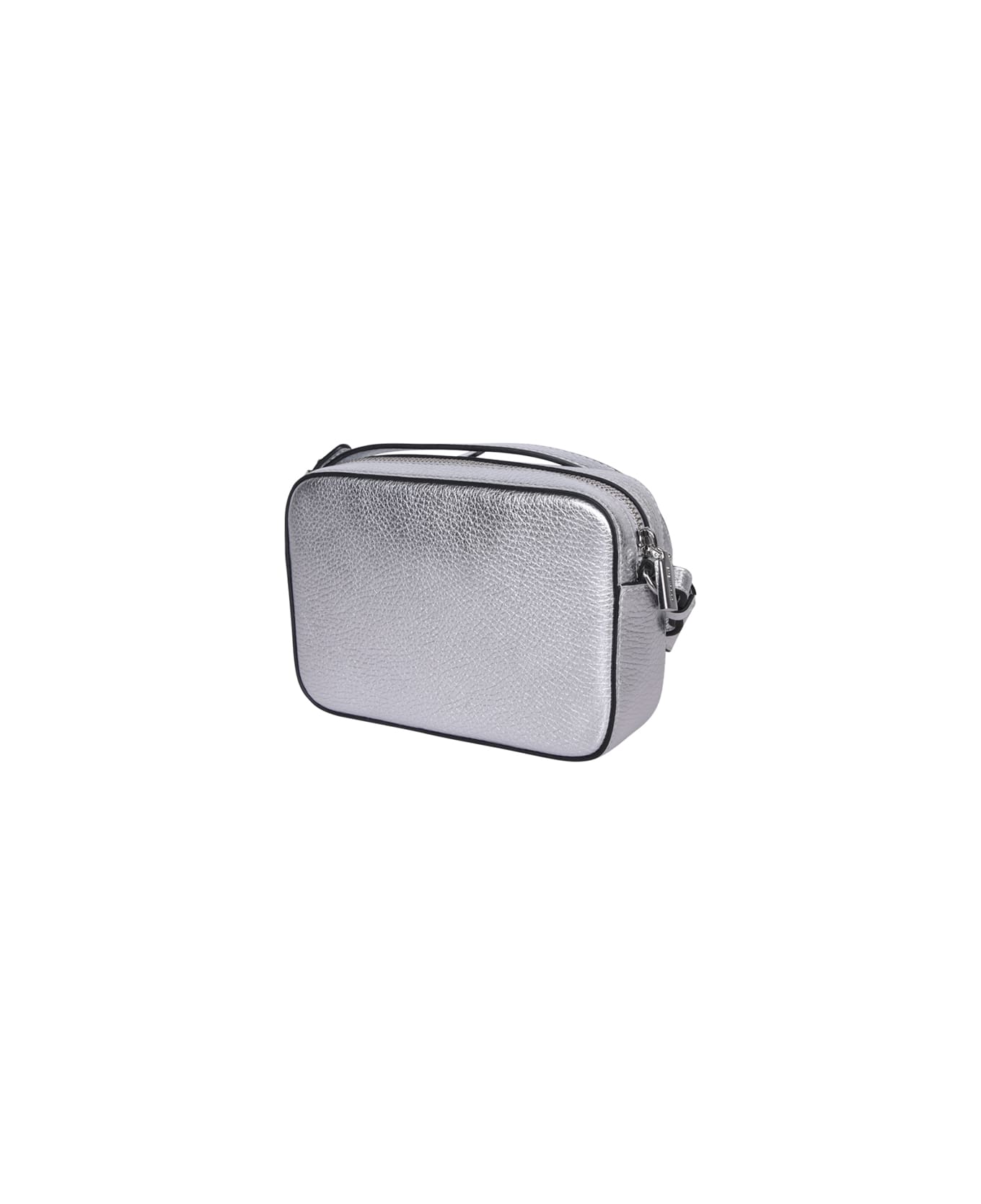 Coccinelle Beat Soft Mini Silver Bag - Metallic ショルダーバッグ
