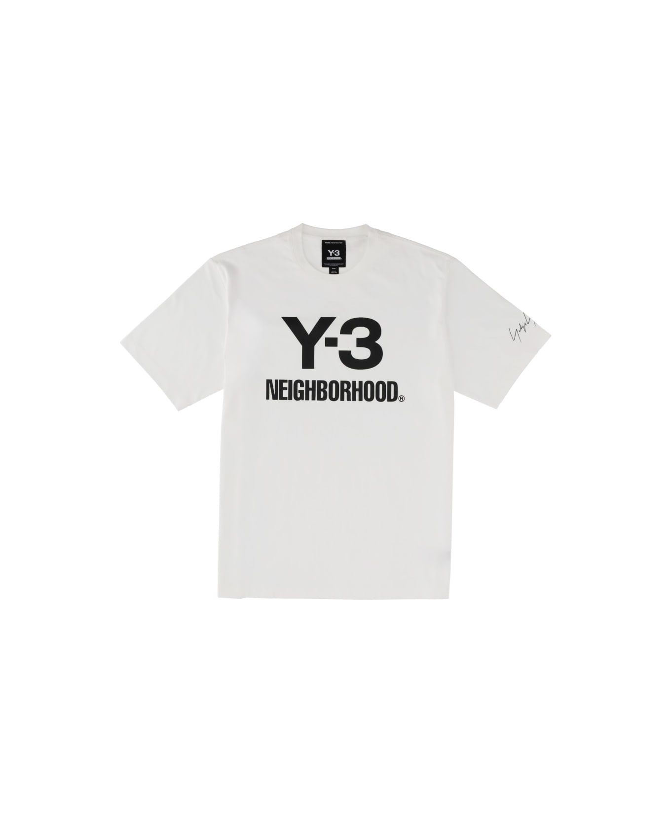 Y-3 T-shirt With Logo Y - 3 X Neighborhood - WHITE