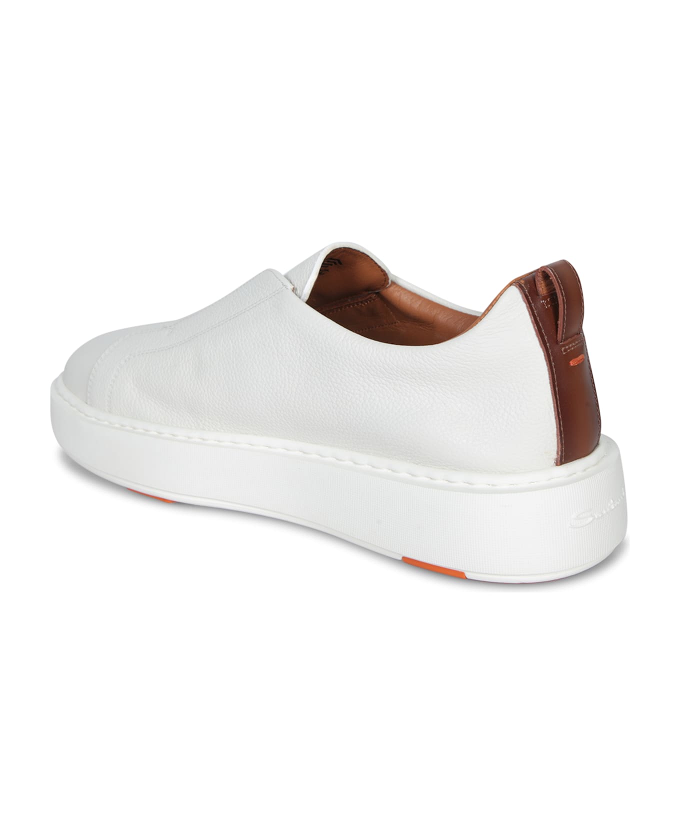 Santoni Victory White Sneakers - White