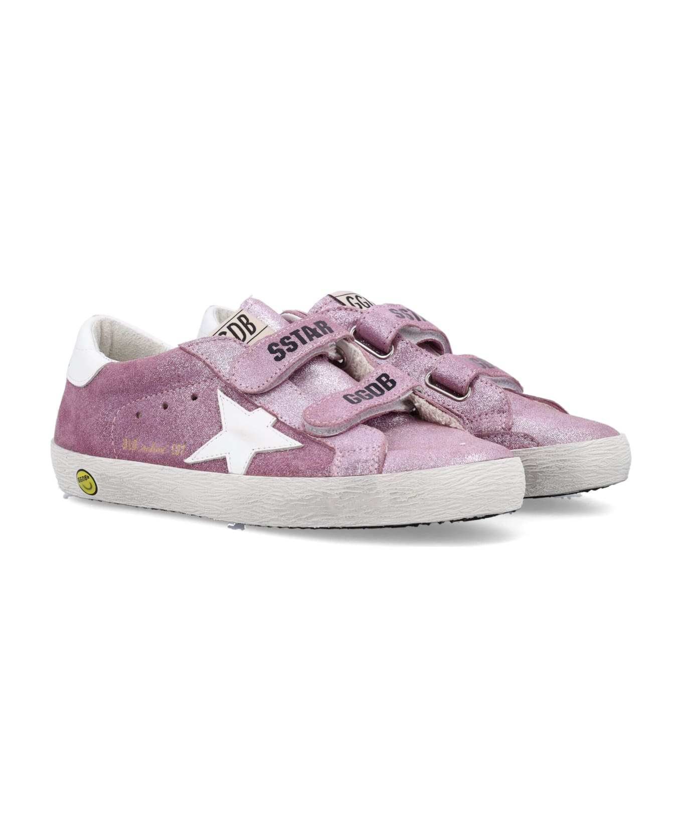 Golden Goose Kid - Old School Sneakers - PINK/WHITE