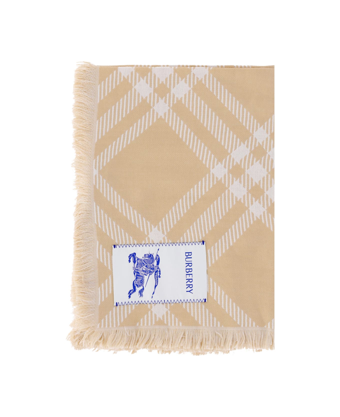 Burberry 
check
 Scarf - Beige