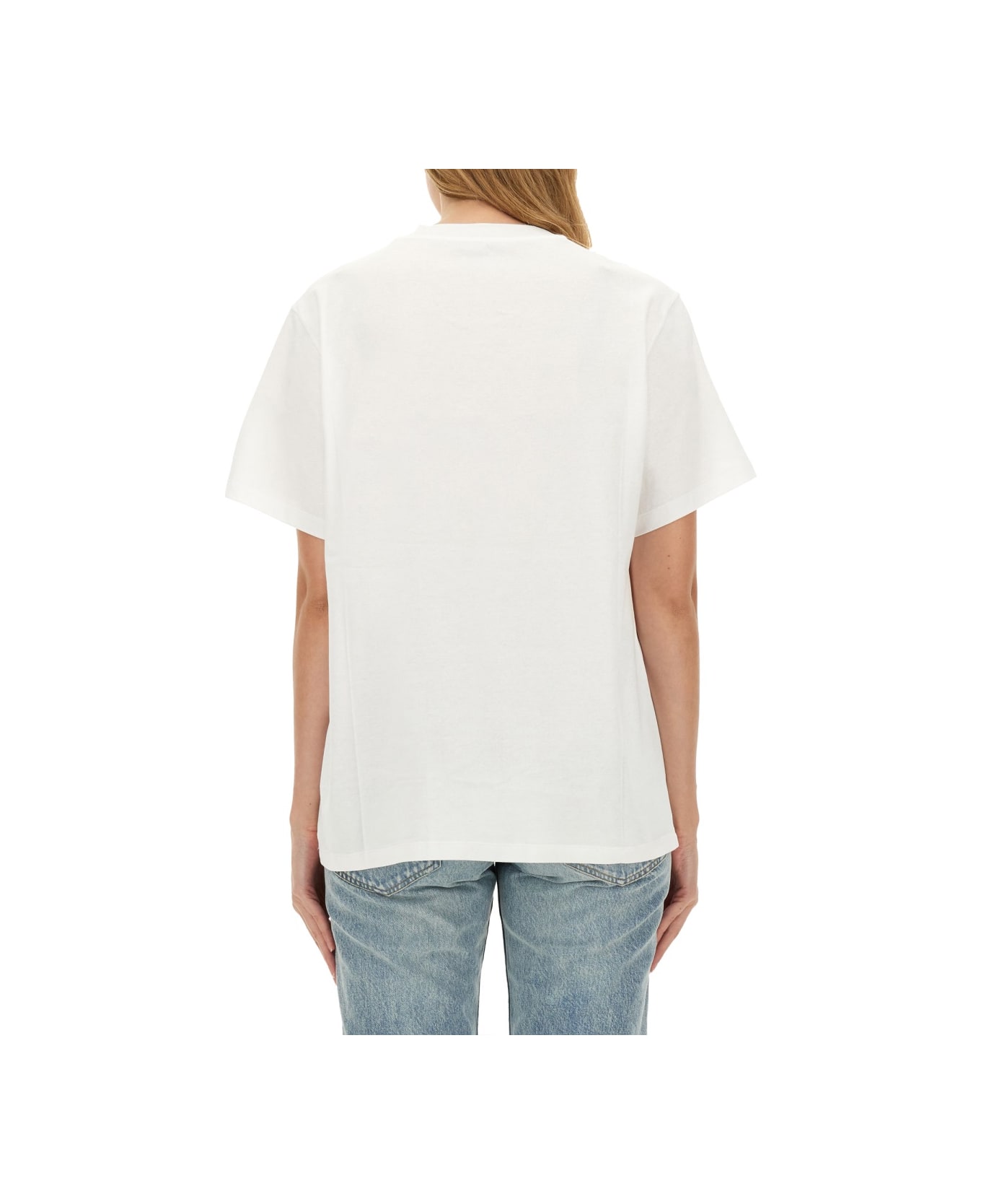 Stella McCartney T-shirt About Time - WHITE