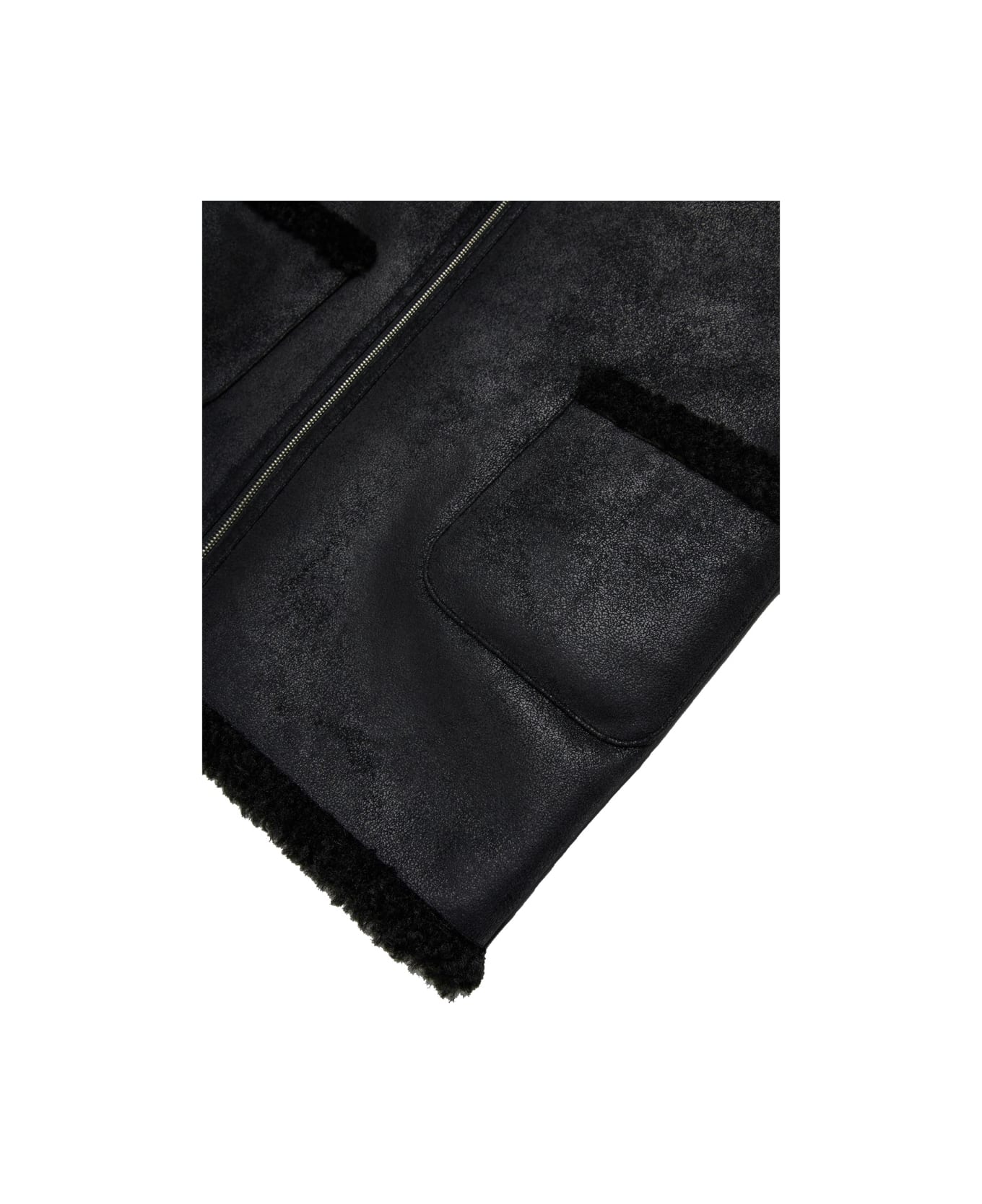 MM6 Maison Margiela Jacket With Logo - BLACK