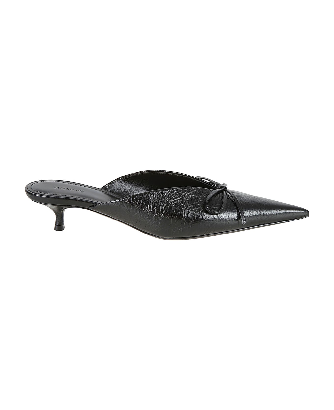 Balenciaga Knife Bow Mules - Black サンダル