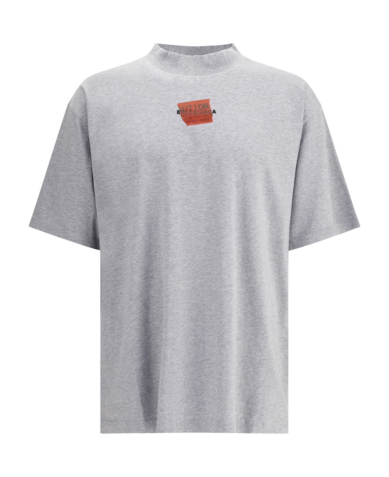 Balenciaga T-shirt With Taped Balenciaga Back Motif