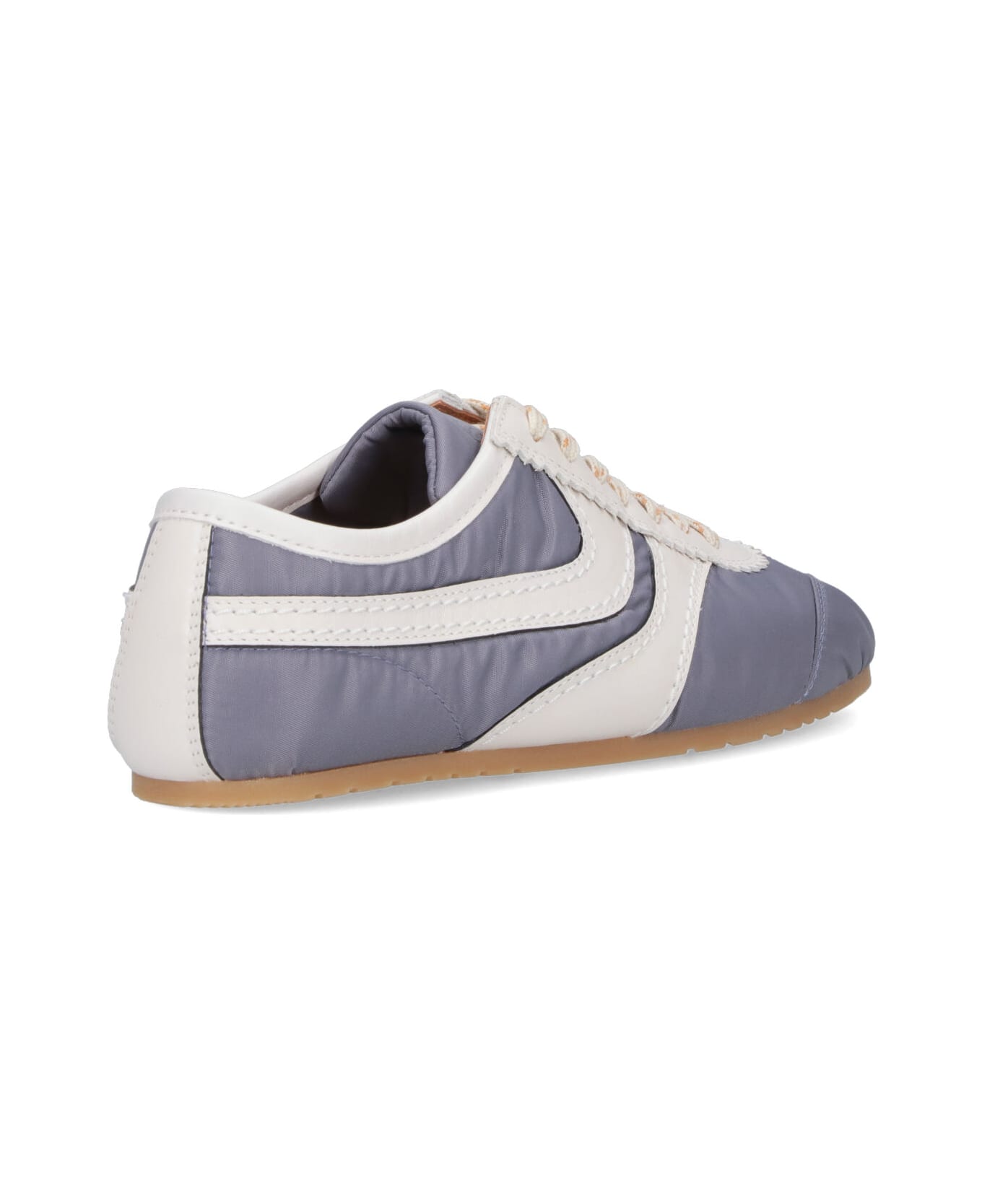 Dries Van Noten Sneakers With Leather - Light Blue