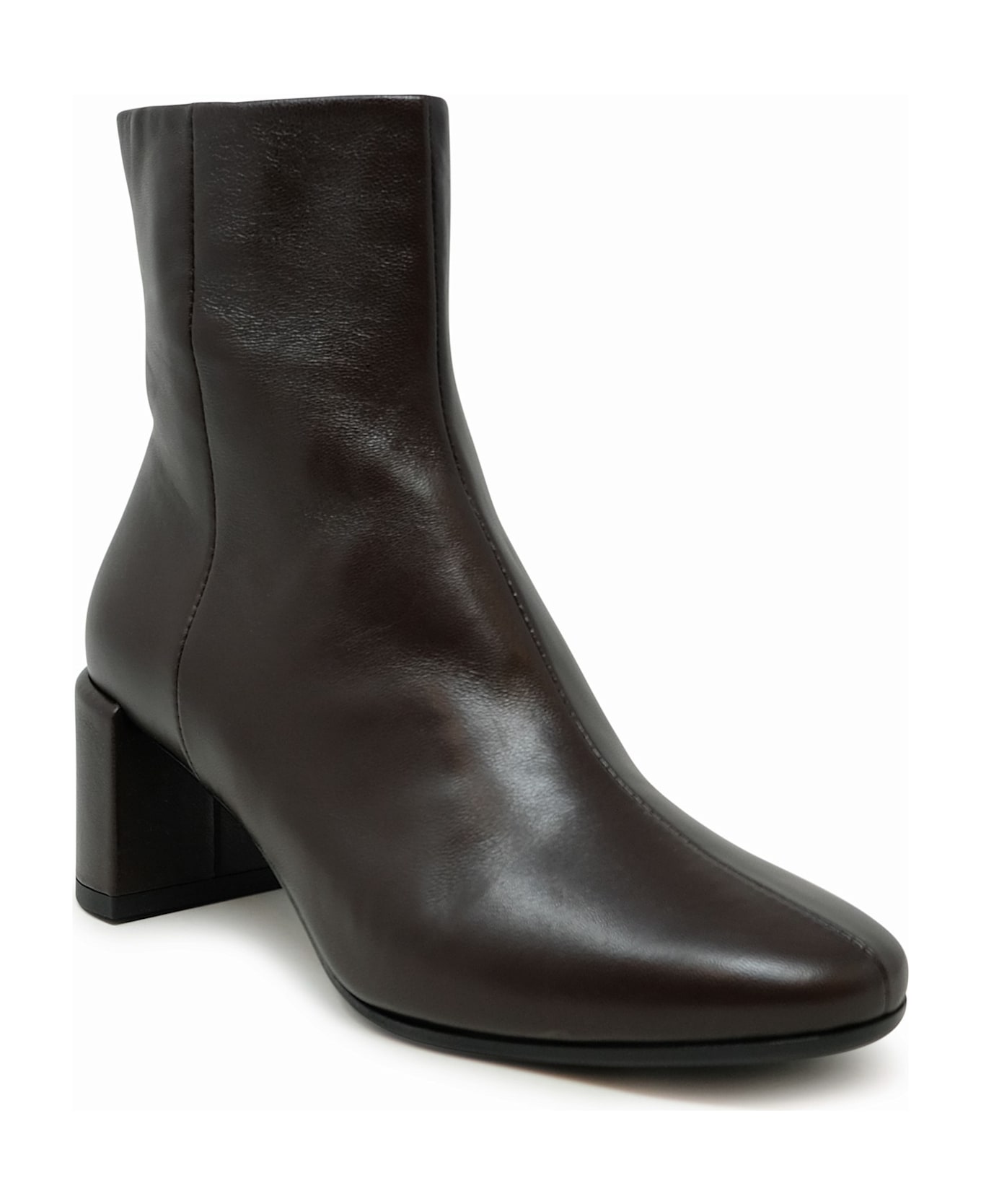 Halmanera Beta16 Brown Leather Baron Ankle Boots - BROWN