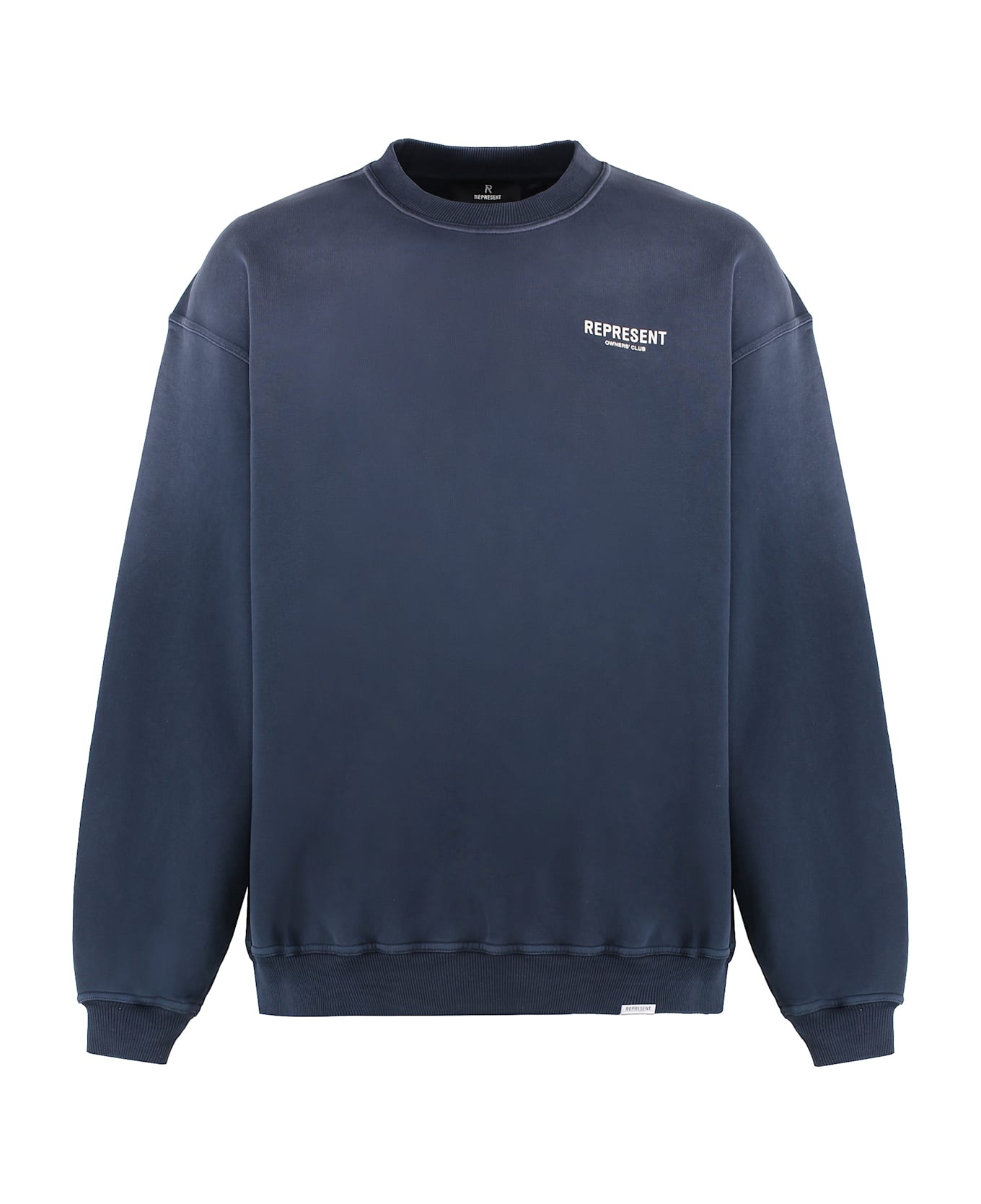 REPRESENT Cotton Crew-neck Sweatshirt - blue