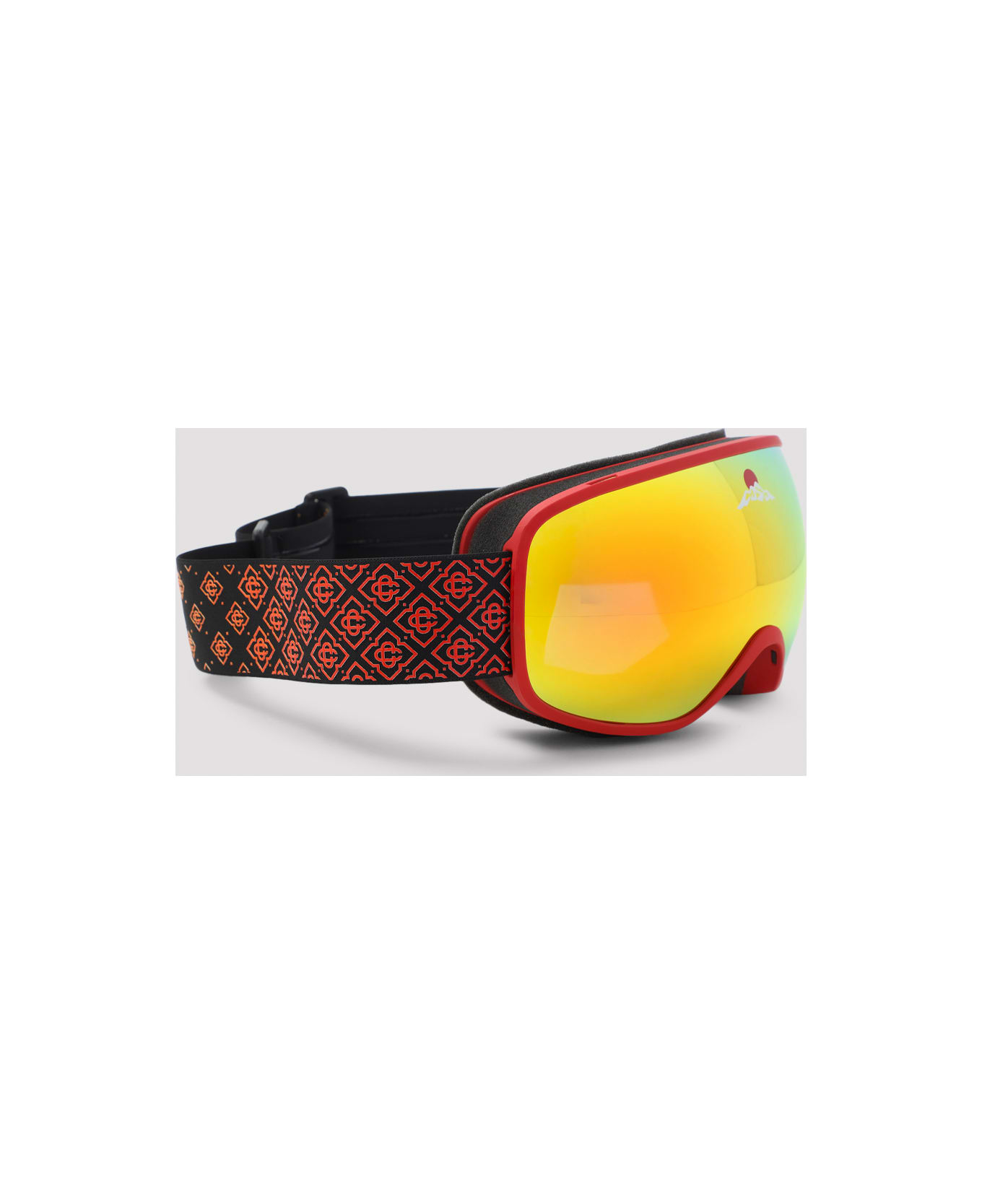 Casablanca Acetate Ski Goggles - Red Orange