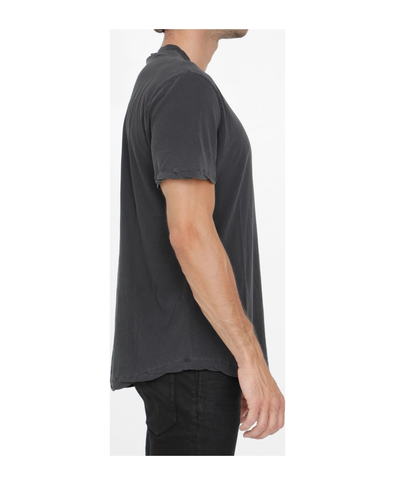 James Perse Grey Cotton T-shirt - GREY