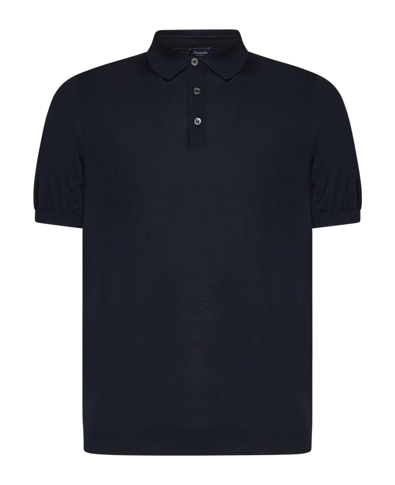 Drumohr Polo Shirt - Blue ポロシャツ