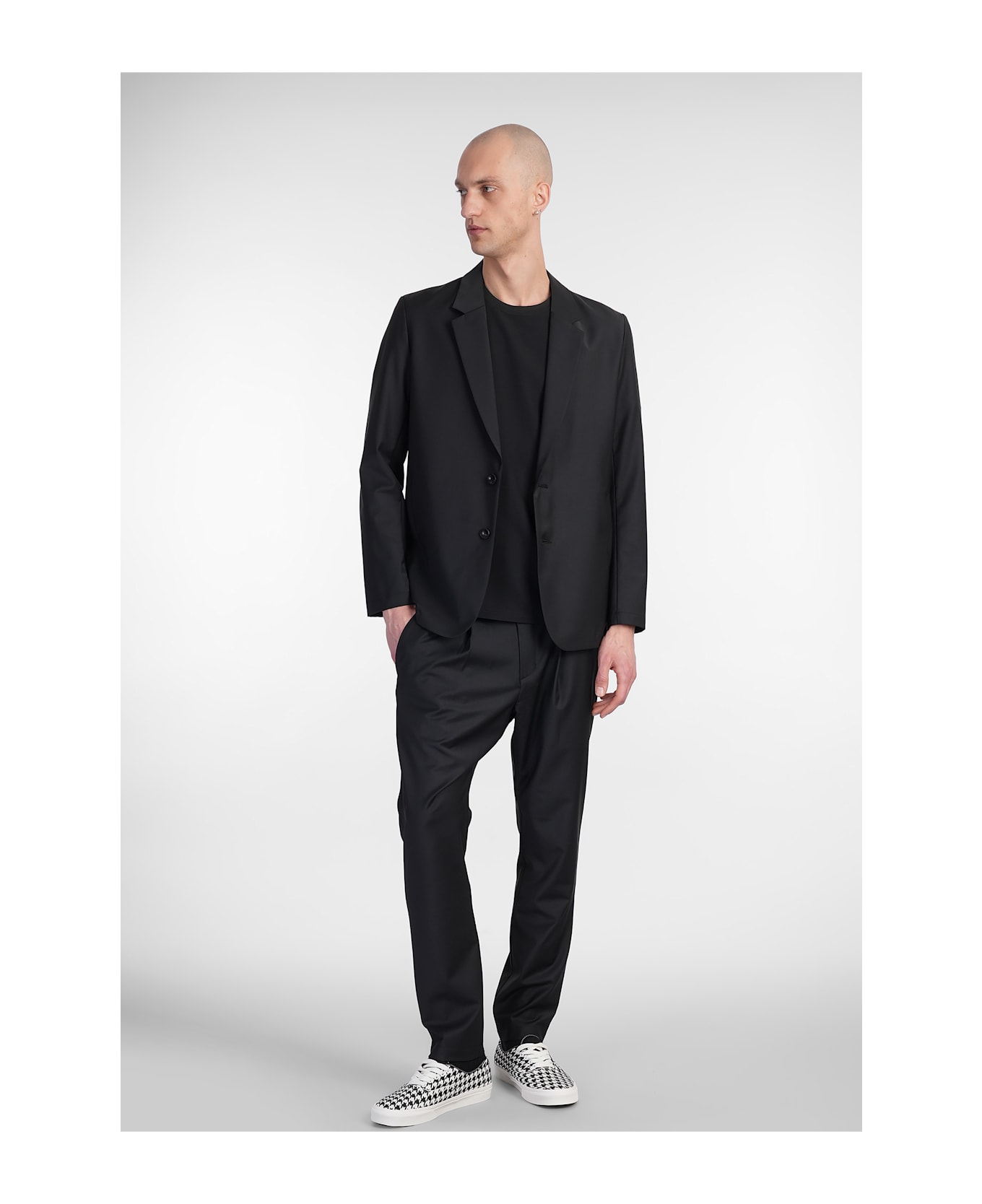 Attachment Blazer In Black Polyester - black