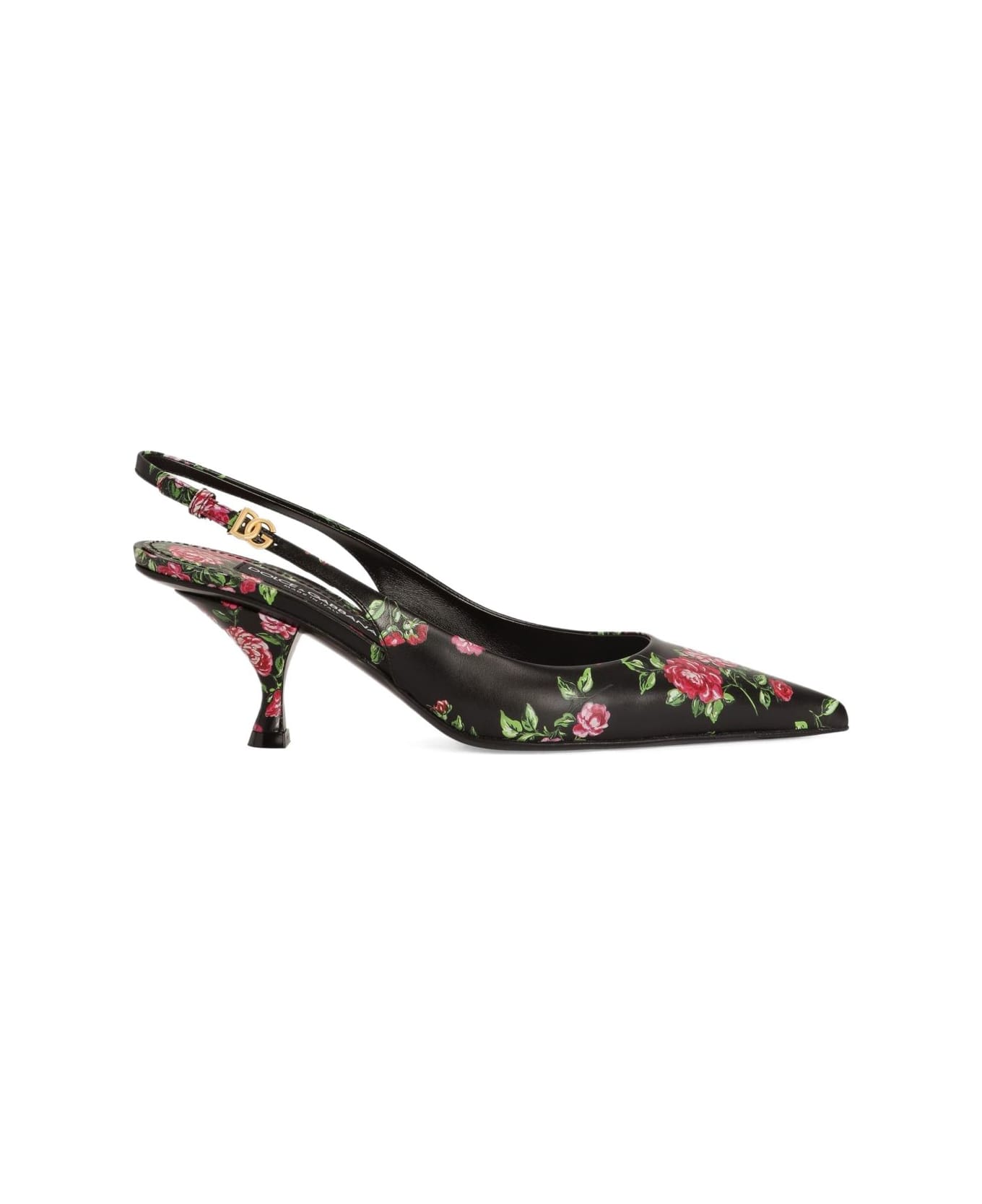 Dolce & Gabbana Lollo Slingback Pumps - Black