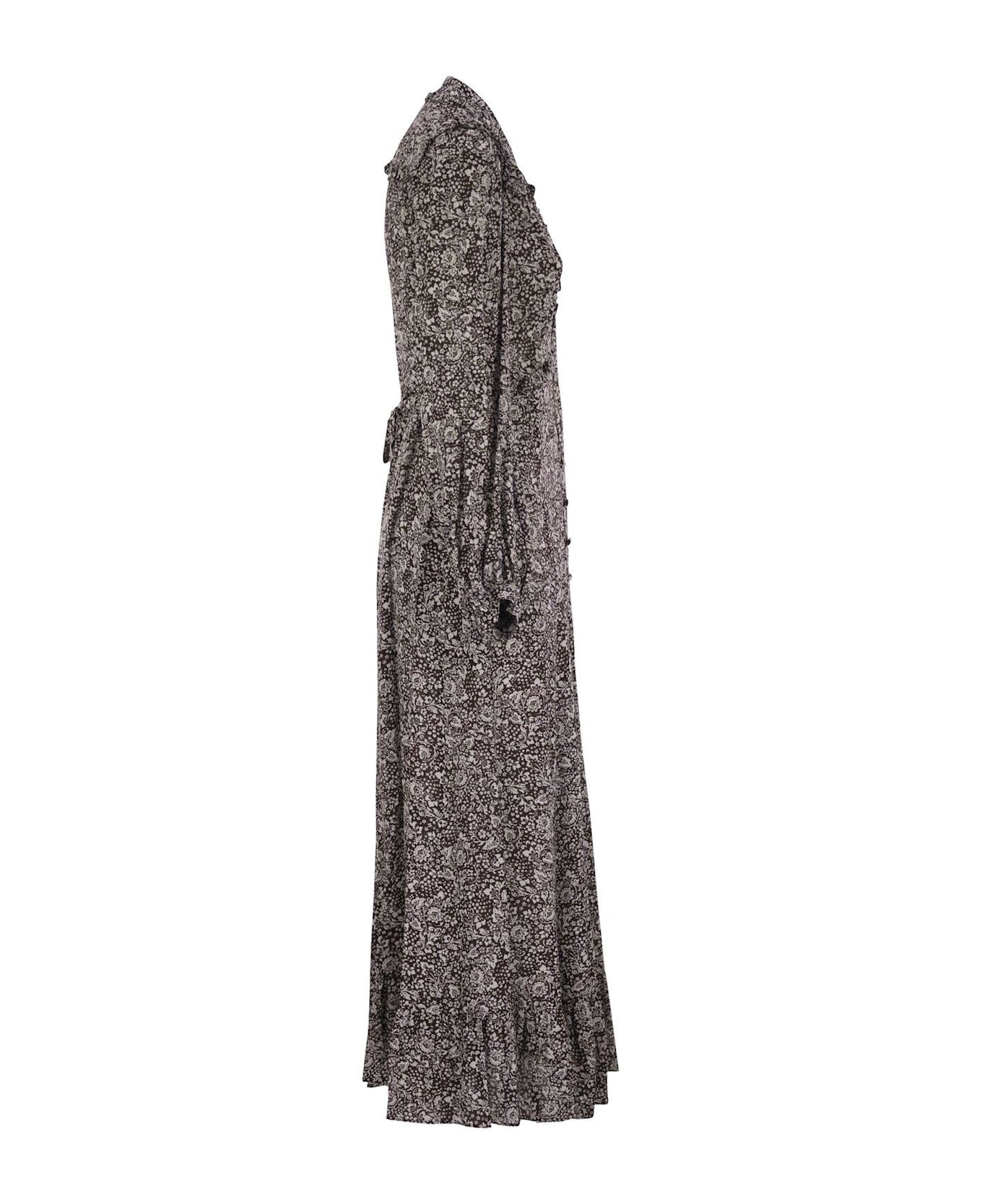 Weekend Max Mara All-over Patterned Long-sleeved Dress