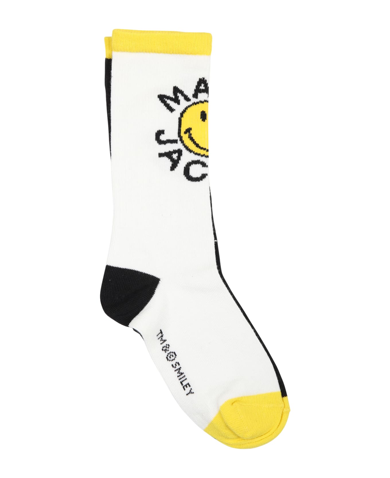 Little Marc Jacobs Multicolor Socks For Kids With Smiles - Multicolor