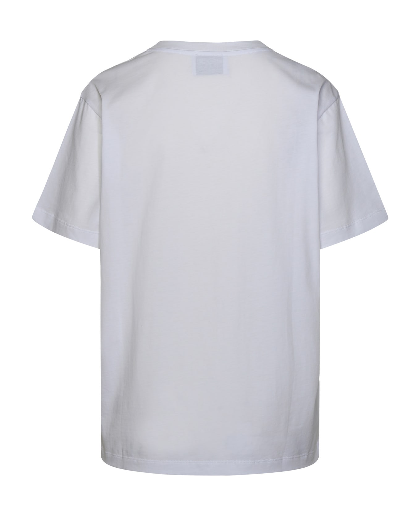 M05CH1N0 Jeans White Cotton T-shirt - WHITE