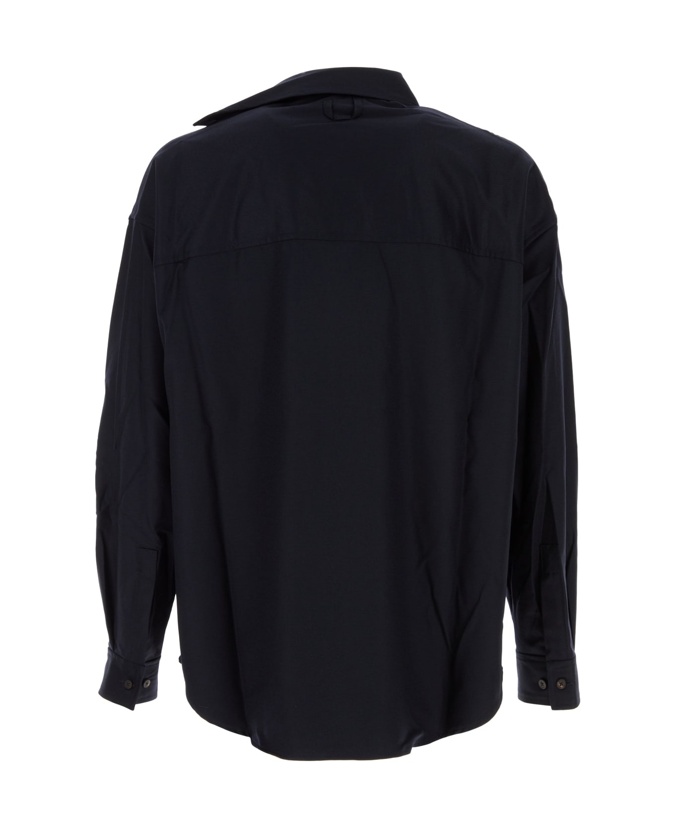 Jacquemus La Chemise Cuadro Ml - NAVY
