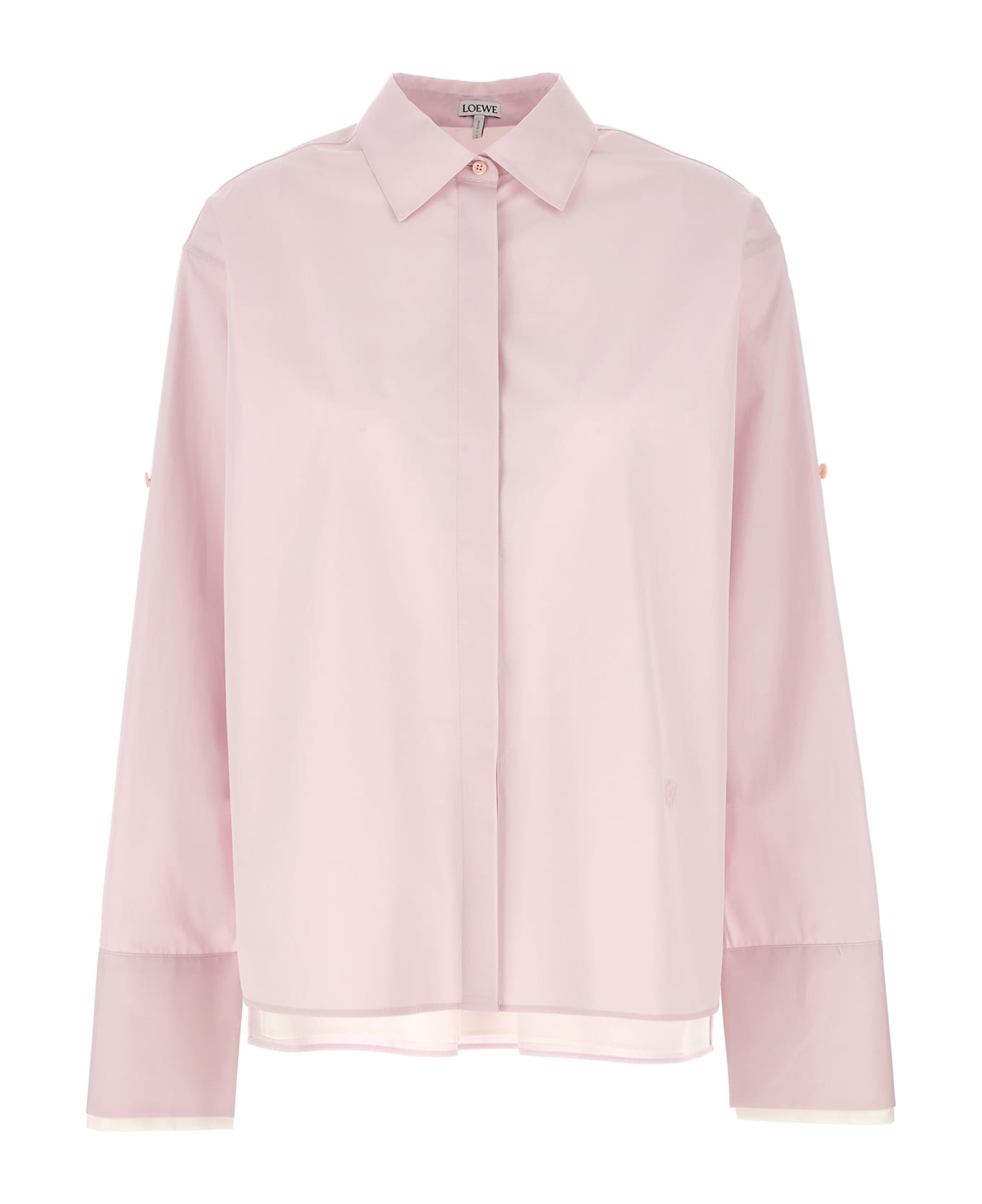 Loewe 'turn-up' Shirt - Pink