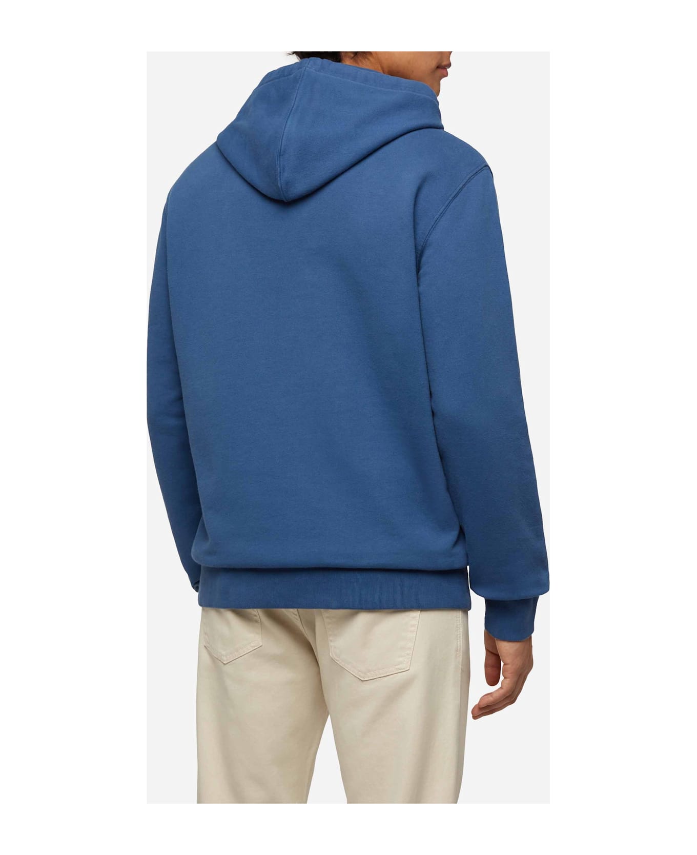 MC2 Saint Barth Cotton Fleece Sweatshirt Tribeca With Cortina Vs St. Moritz Print
