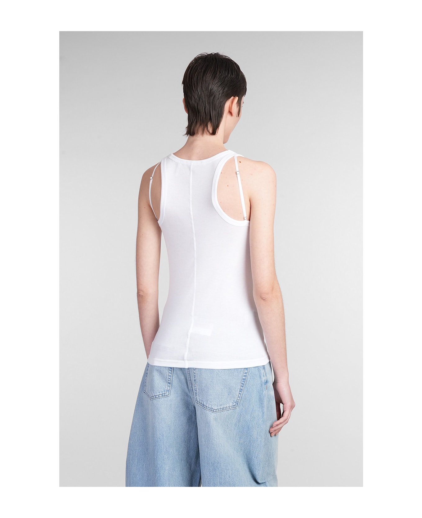 Helmut Lang Topwear In White Cotton - white