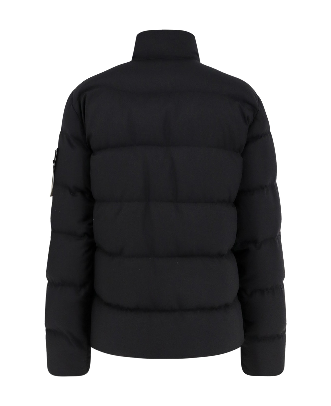 Stone Island Twill Wool-tc Ghost Piece Jacket - BLACK