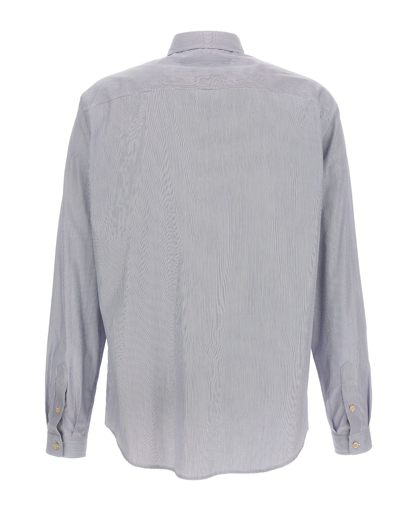 Valentino Garavani Striped Shirt - Light Blue